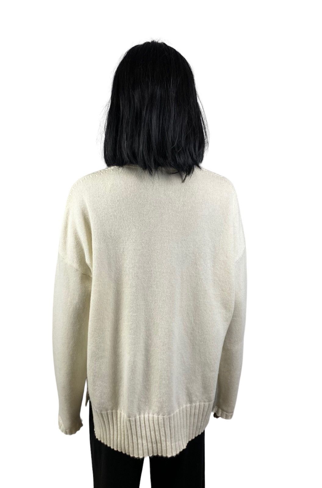 FTC FTC Cashmere Sweater Twill V-Neck Pullover Womens size M Size M / US 6-8 / IT 42-44 - 5 Thumbnail