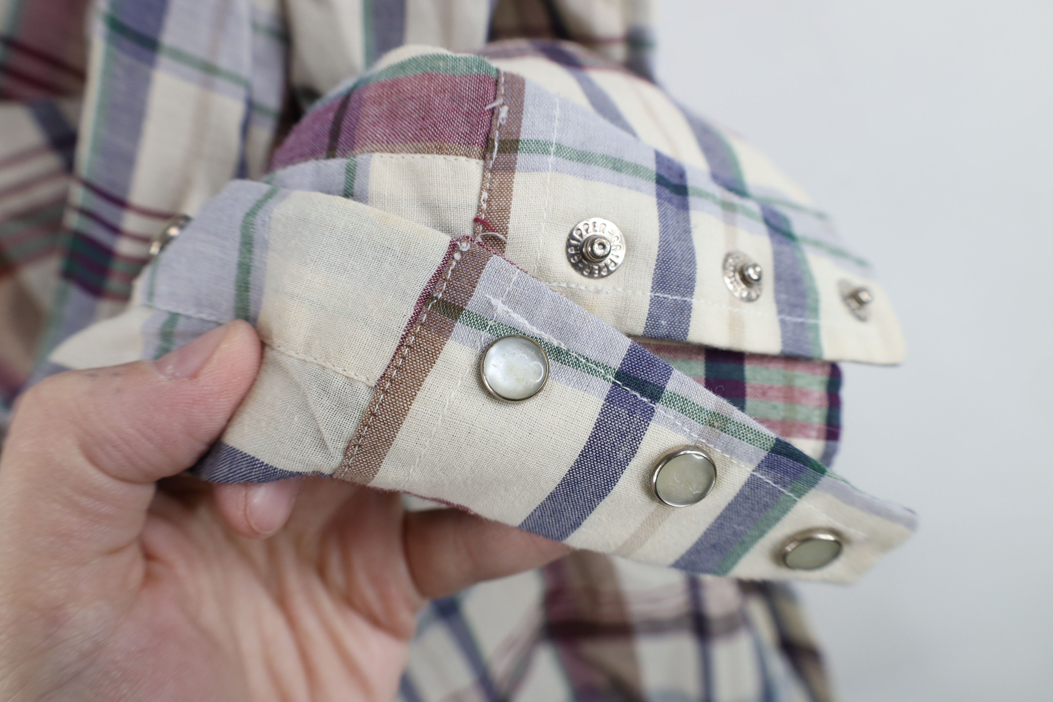 Vintage Vintage 70s Streetwear Western Cowboy Snap Button Shirt Size US M / EU 48-50 / 2 - 8 Thumbnail