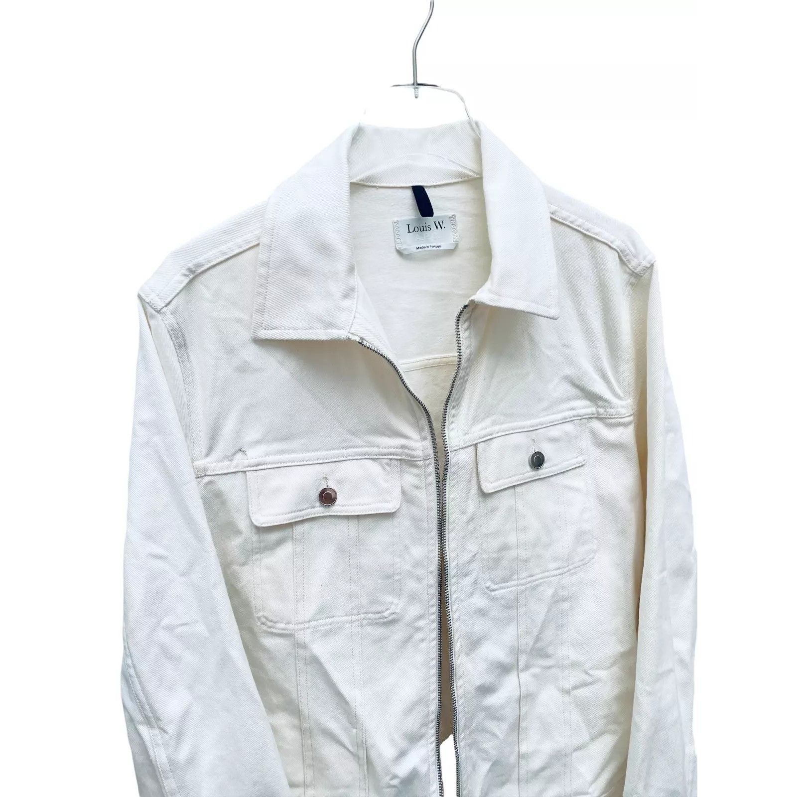 A.P.C. White Denim Jacket Size US M / EU 48-50 / 2 - 2 Thumbnail