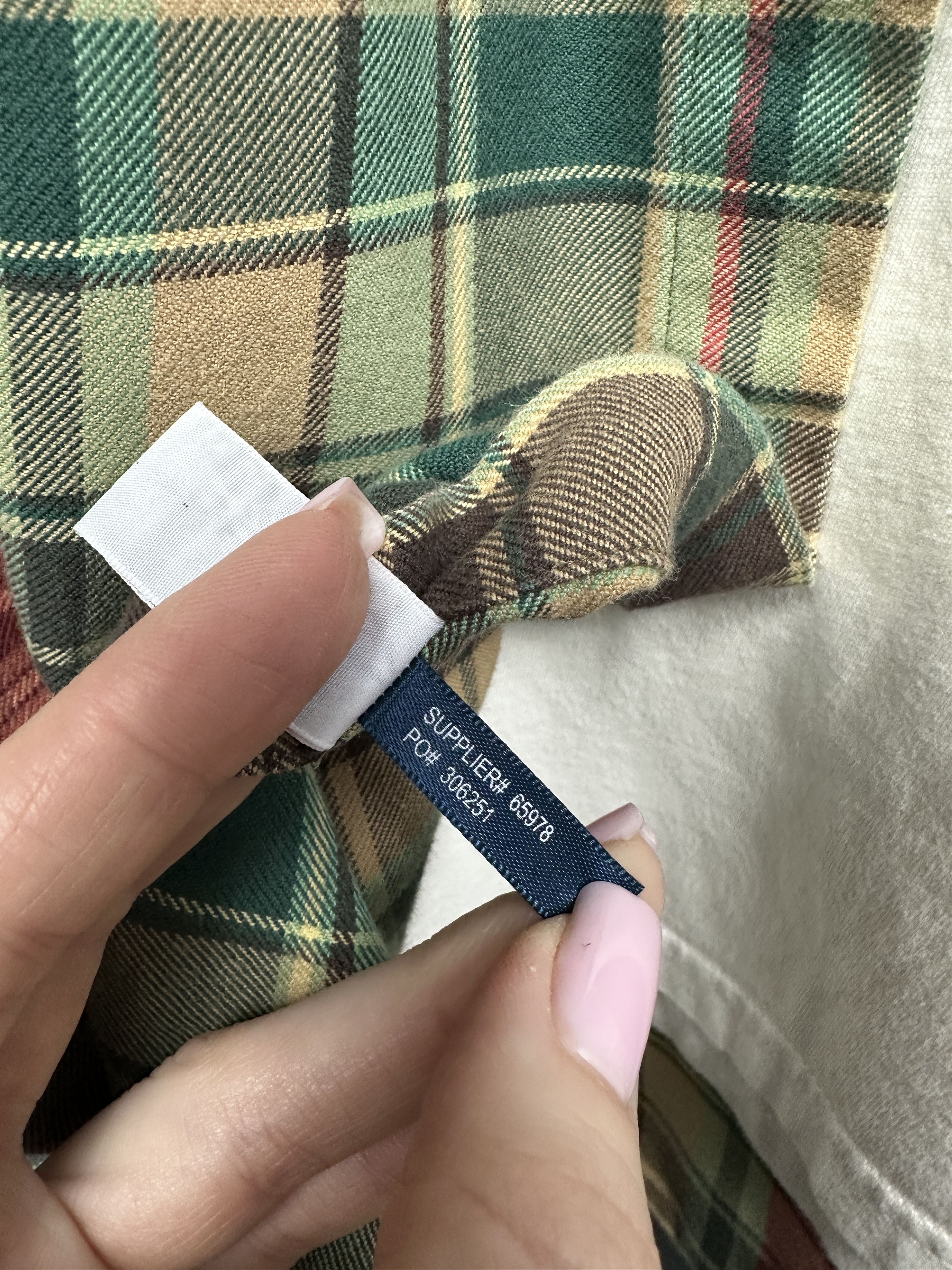 Polo Ralph Lauren Polo Ralph Lauren Vintage Mens Flannel Plaid Shirt Size US L / EU 52-54 / 3 - 4 Thumbnail