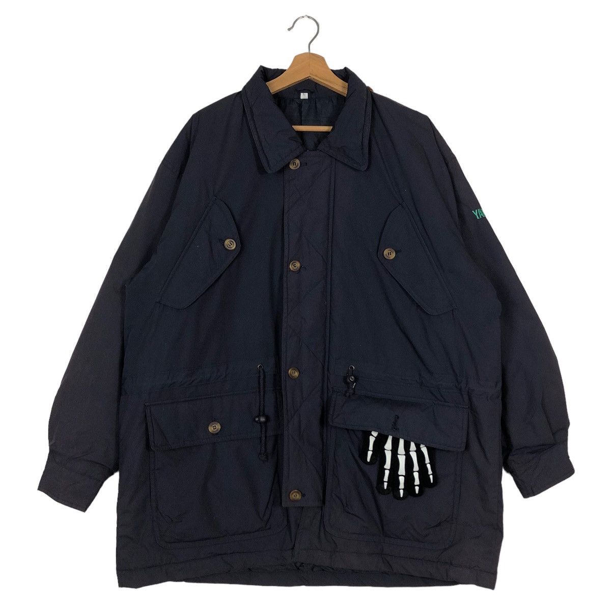 Japanese Brand 🔥90’s Rare Design Light Puffer Down Jacket Yamaha Big Logo Size US L / EU 52-54 / 3 - 2 Thumbnail