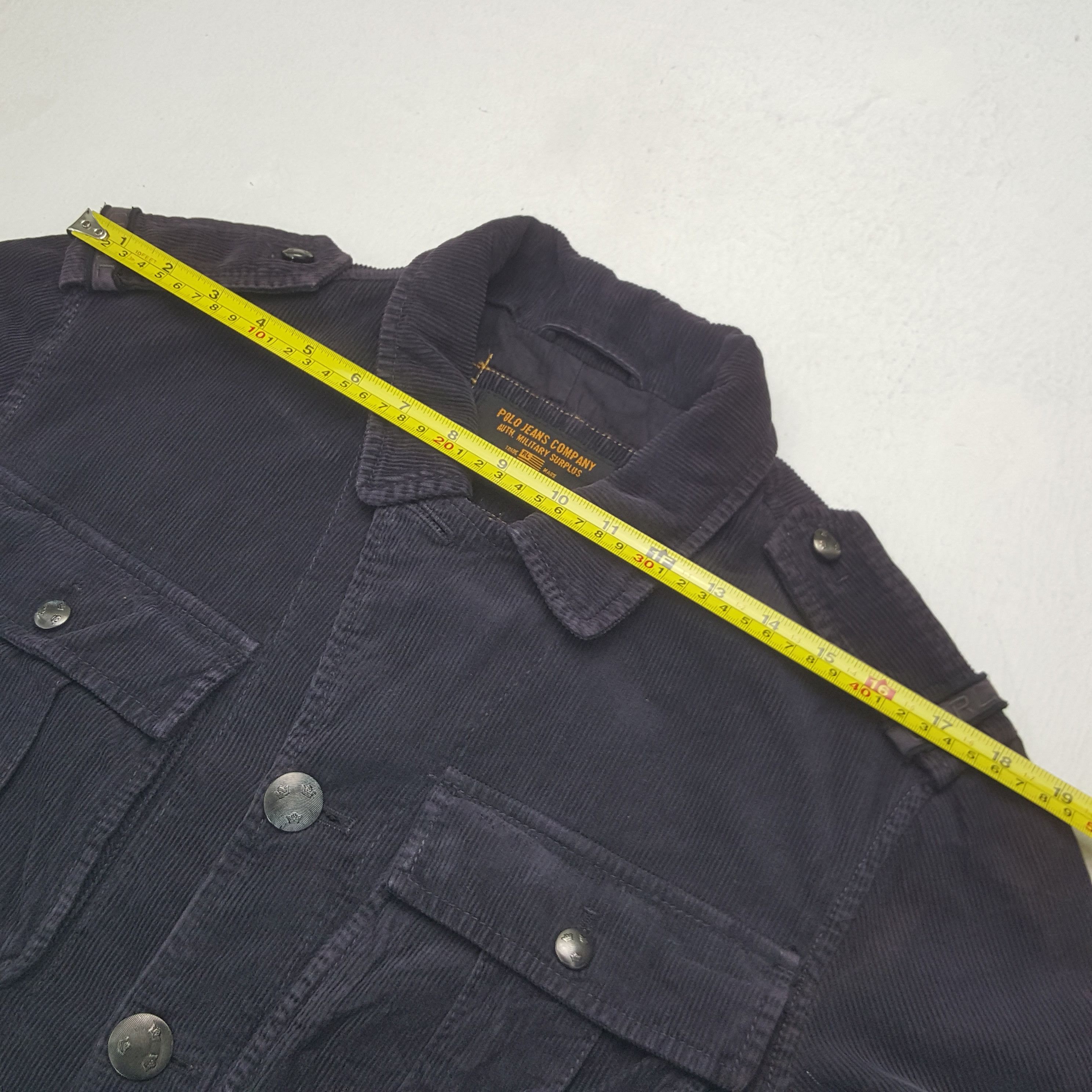 Polo Ralph Lauren Vintage Polo Jeans Company Corduroy Button Jacket Size US S / EU 44-46 / 1 - 5 Thumbnail
