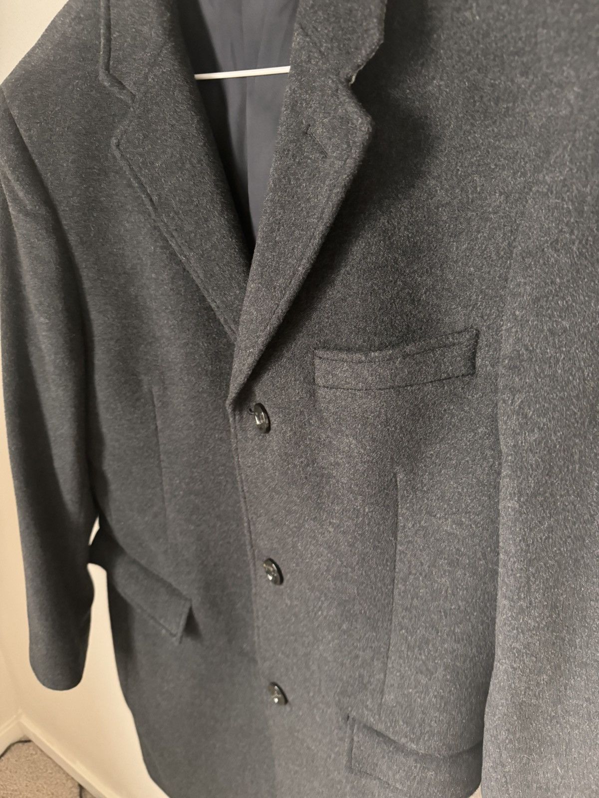 J.Crew J Crew Italian Wool-Cashmere Ludlow Topcoat, charcoal, 38S Size US S / EU 44-46 / 1 - 2 Thumbnail