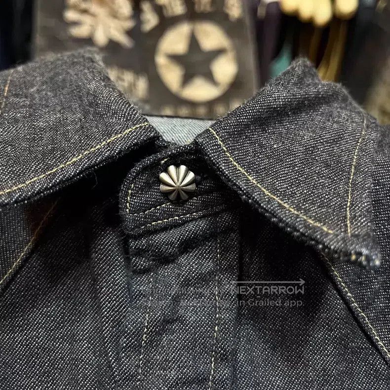 RRL Ralph Lauren RRL Ralph Lauren Western denim shirt Size US S / EU 44-46 / 1 - 5 Thumbnail
