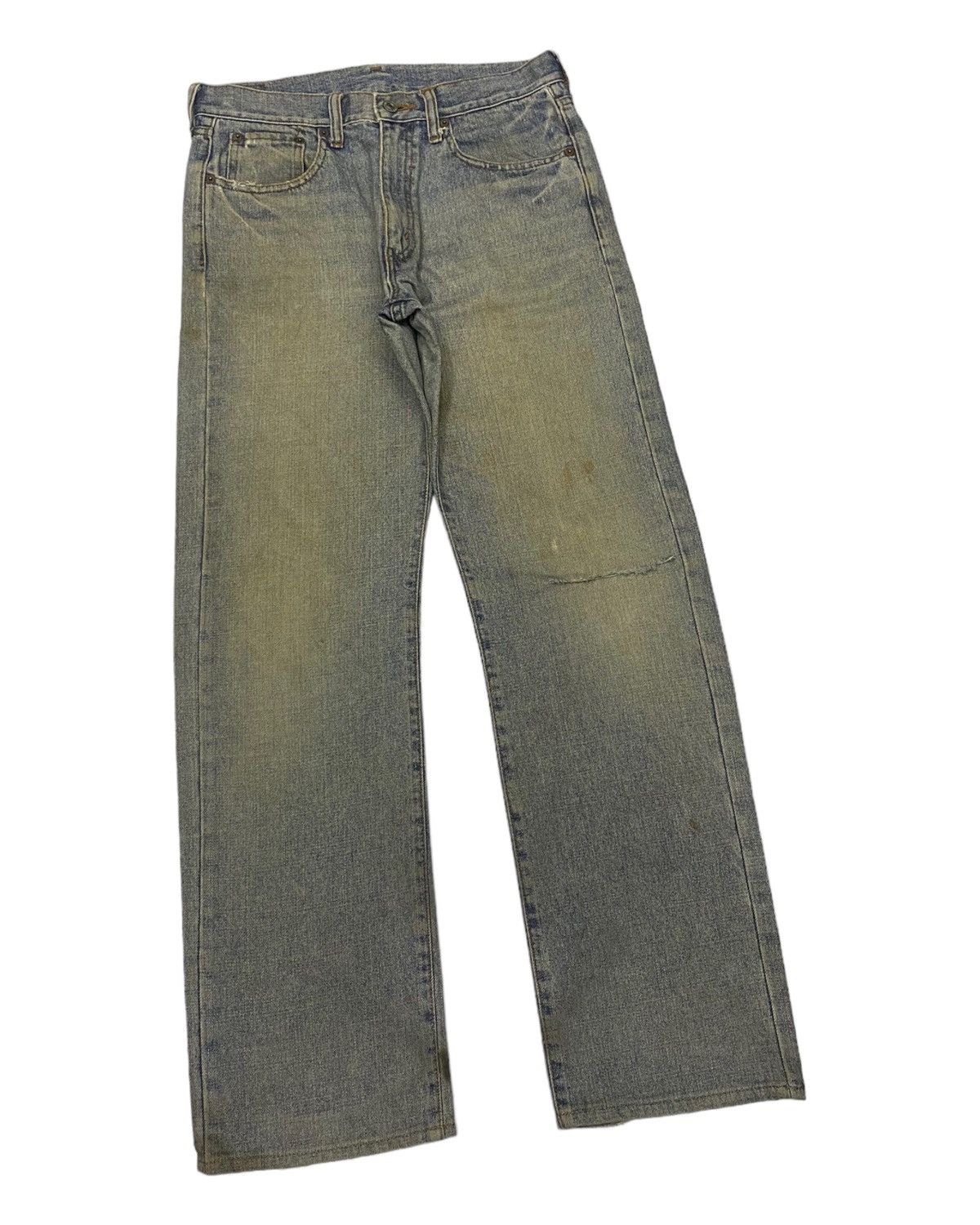 Kapital RUSTY BAGGY🔥BOBSON DISTRESSED DENIM JEANS Size US 30 / EU 46 - 3 Thumbnail