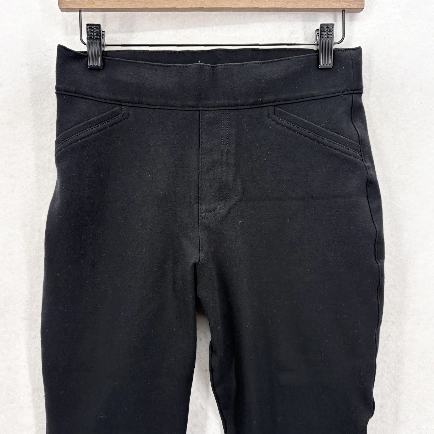 Spanx SPANX Perfect Black Pant Back Seam Skinny Pants Womens Medium Petite Stretch Size 32" / US 10 / IT 46 - 2 Thumbnail