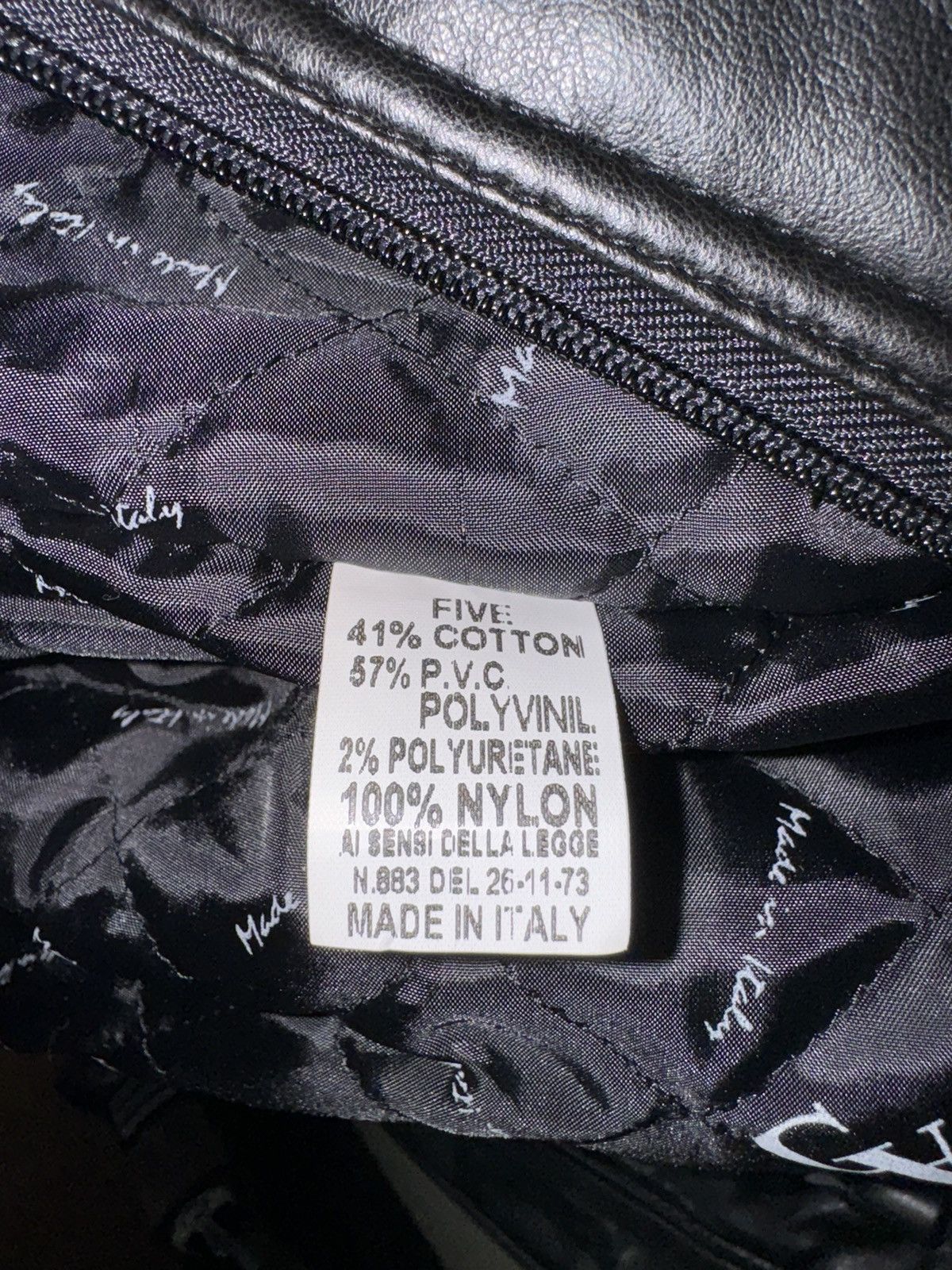 The GV Gallery GV Emporio Handmade in Italy Black Leather Bomber Jacket Size US XL / EU 56 / 4 - 5 Thumbnail