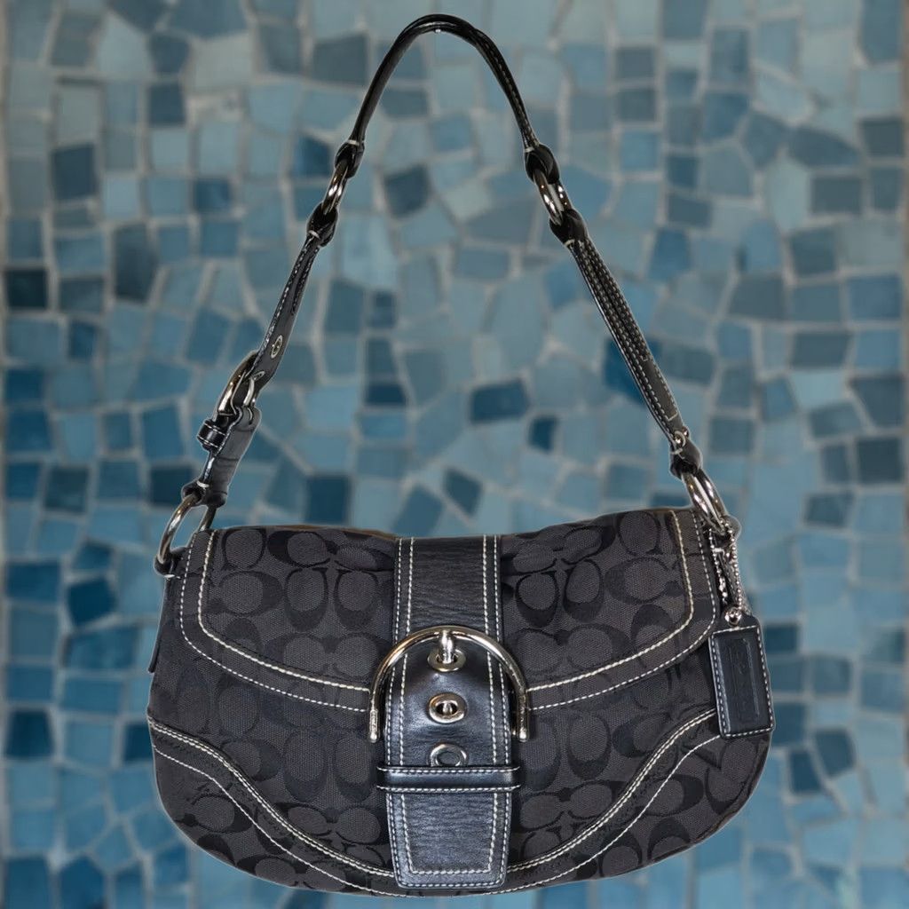 Coach VINTAGE Coach Soho Buckle Hobo Shoulder Bag Khaki Brown