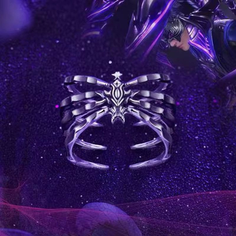 Jewelry Spider Design Ring Size ONE SIZE - 4 Thumbnail