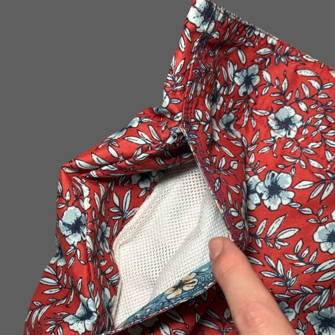 Reyn Spooner Vintage Reyn Spooner Floral Board Shorts Red Blue 30 Size US 30 / EU 46 - 2 Thumbnail