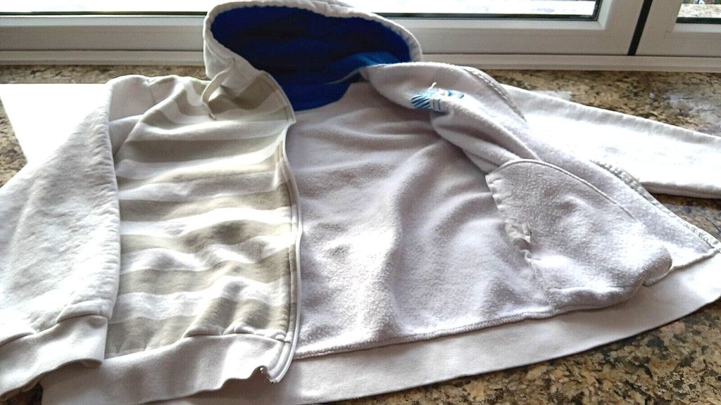 Nike 1990's Nike Made In Canada Zip Up Hoodie Sweater White Gray Size US M / EU 48-50 / 2 - 6 Thumbnail