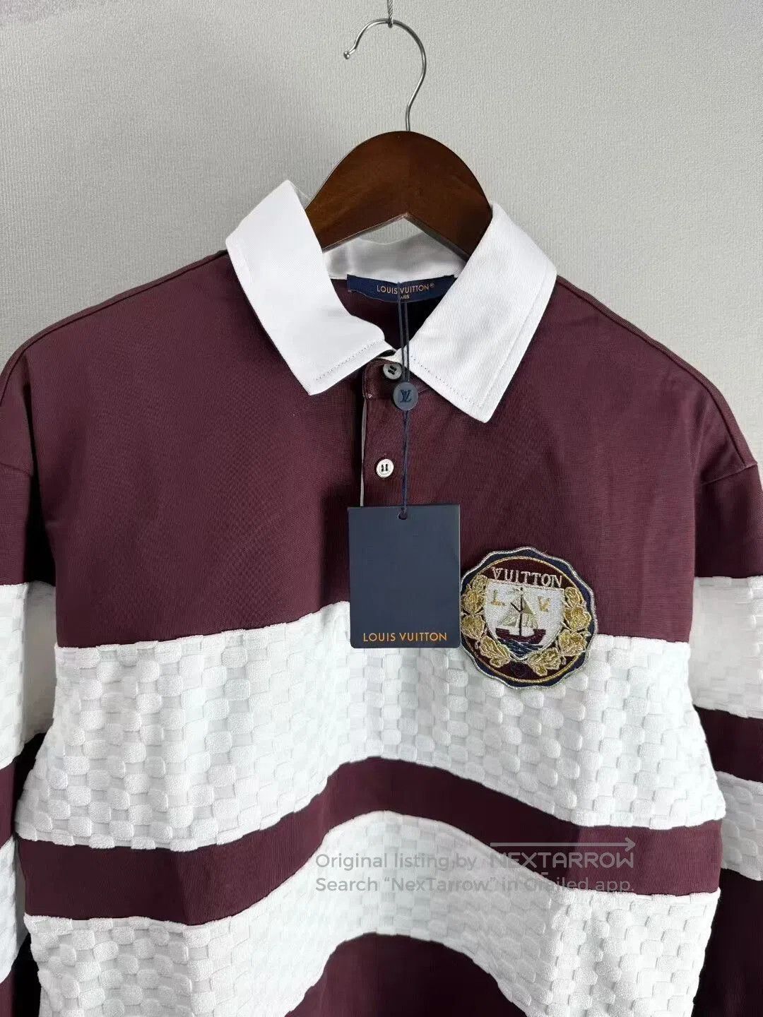 Louis Vuitton louis vuitton red and white polo shirt. Size US M / EU 48-50 / 2 - 2 Thumbnail