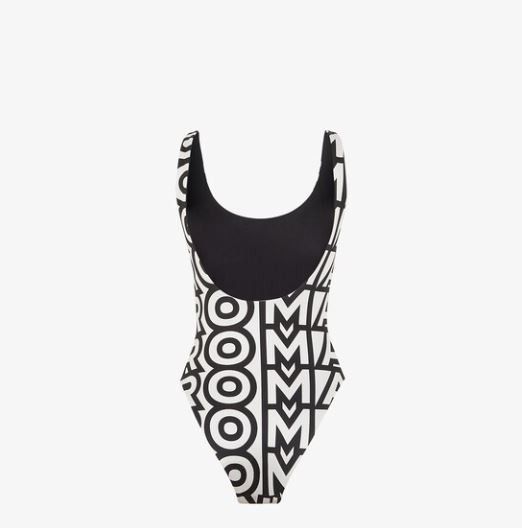 Fendi o1loc1c0824 One Piece Swimsuit in Black/White Size 34" / US 12 / IT 48 - 2 Thumbnail