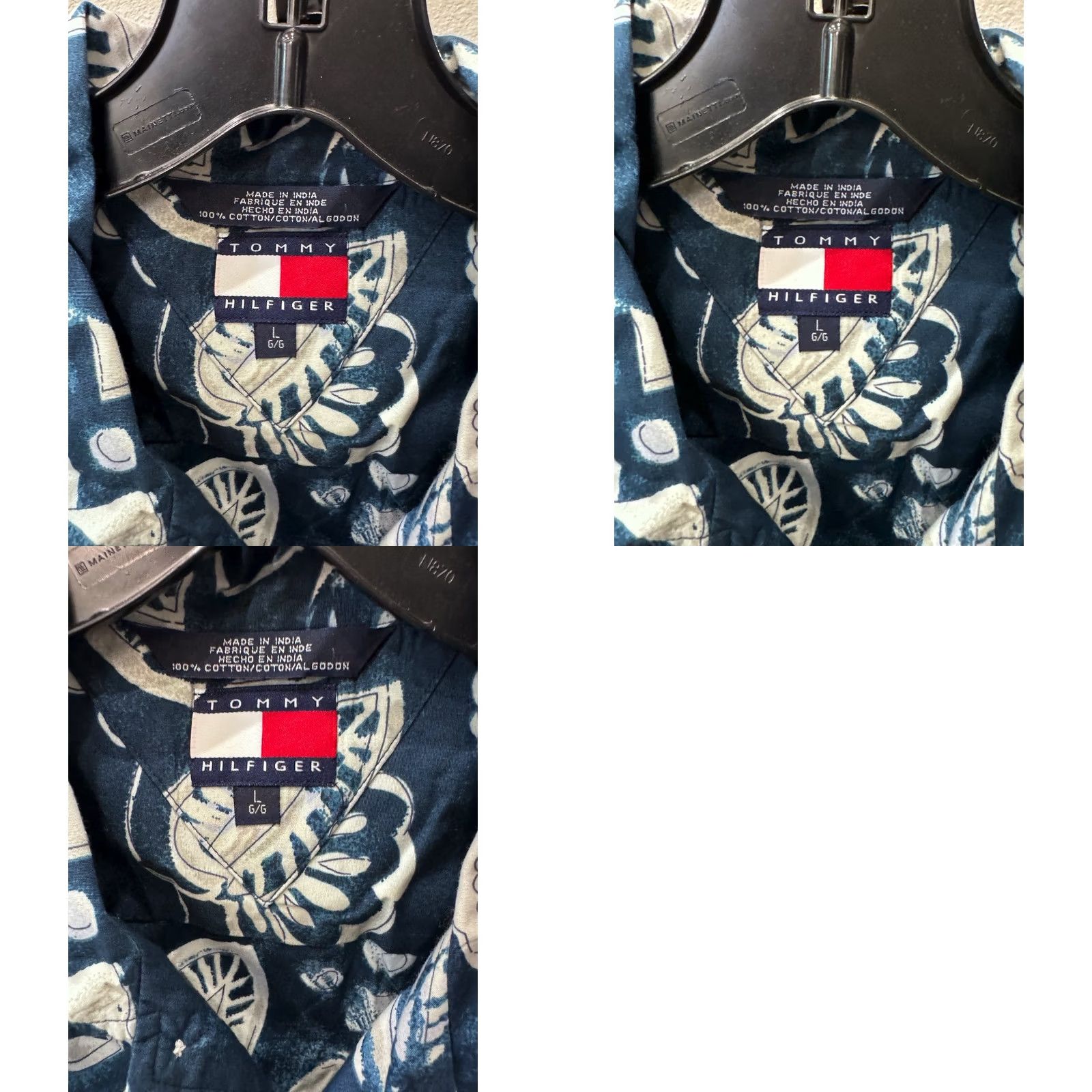 Tommy Hilfiger Tommy Hilfiger Bold Floral Ctn SHORT SLEEVE BUTTON UP SHIRT Large L Mens Multicolor Floral Shirt Size US L / EU 52-54 / 3 - 8 Thumbnail