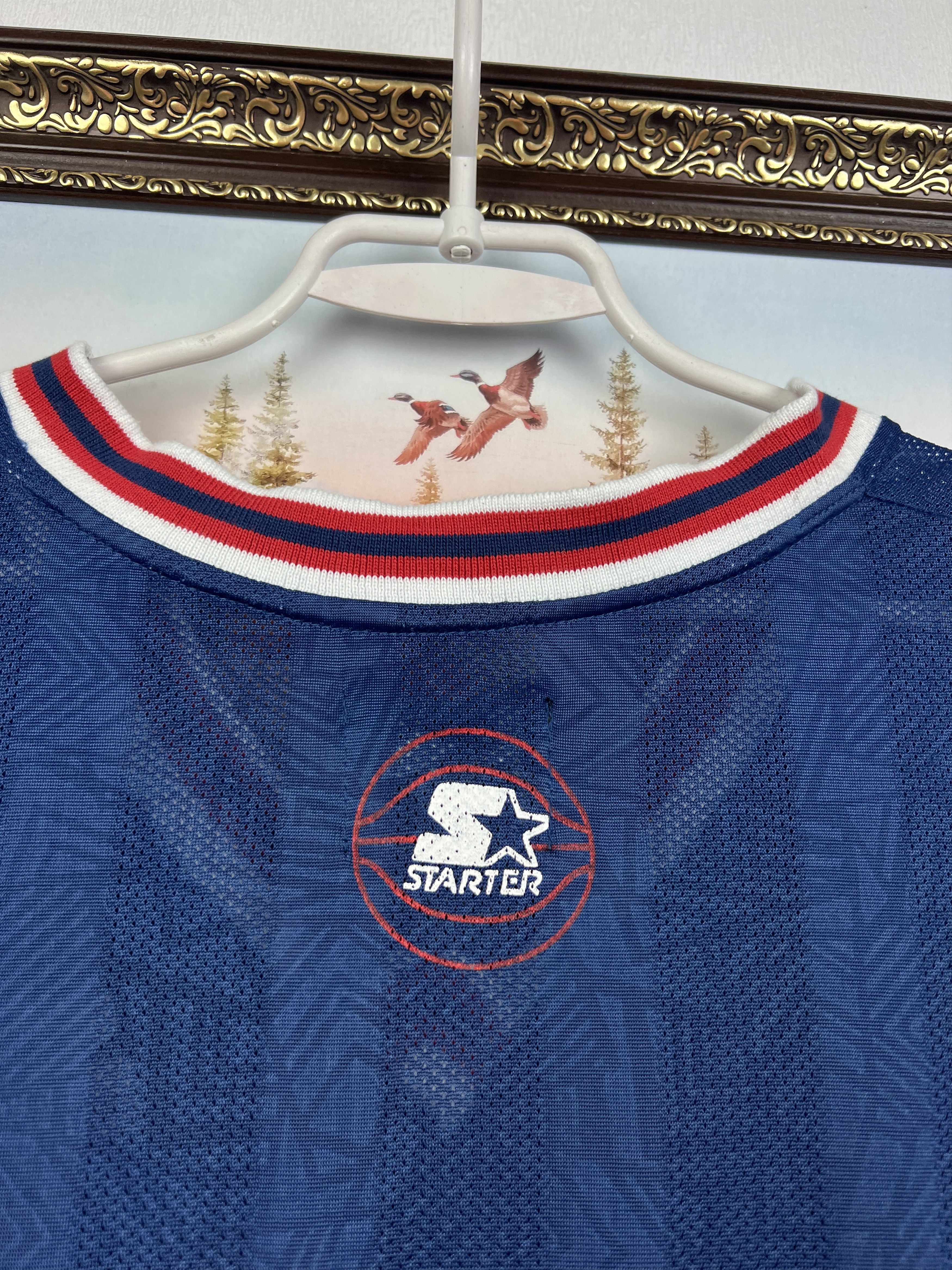 Starter Vintage 90's USA Olympics Team Basketball Jersey Shirt Size US M / EU 48-50 / 2 - 10 Thumbnail