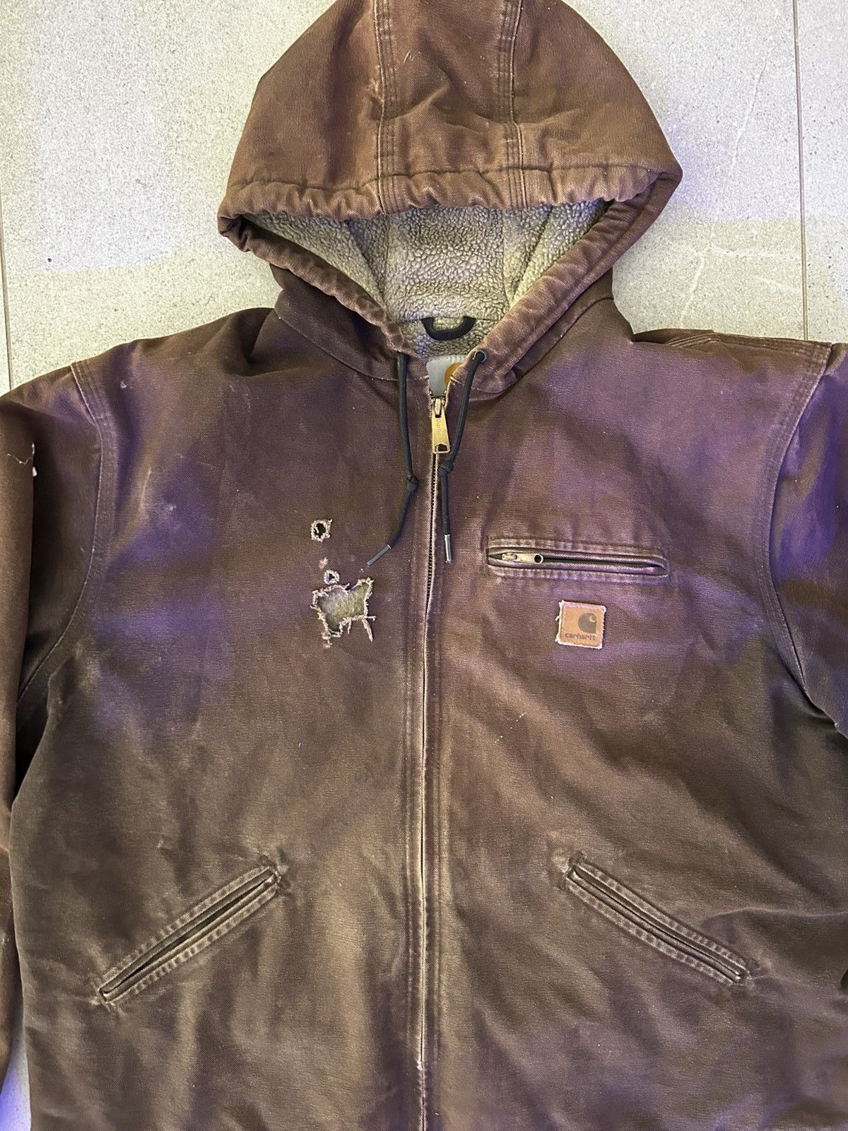 Carhartt Carhartt J141 DKB Duck Jacket (Men’s XL) Distressed Fade Size US XL / EU 56 / 4 - 3 Thumbnail
