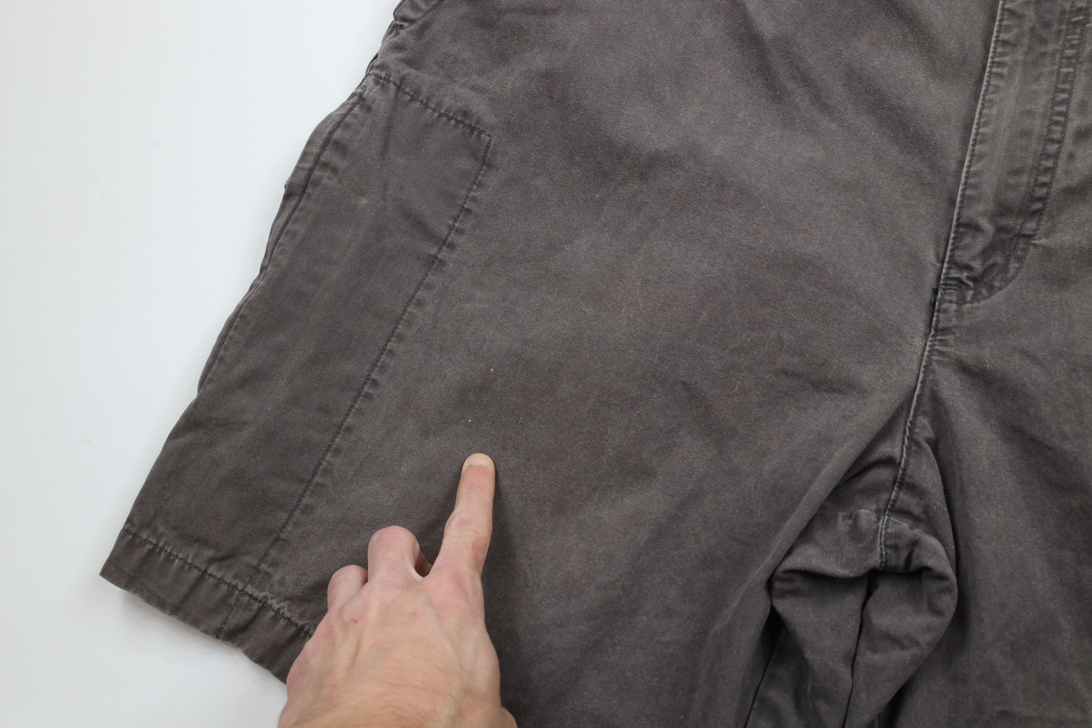 Columbia × Vintage Vintage Columbia Out Above Knee Dungaree Shorts Gray Cotton Size US 32 / EU 48 - 5 Thumbnail
