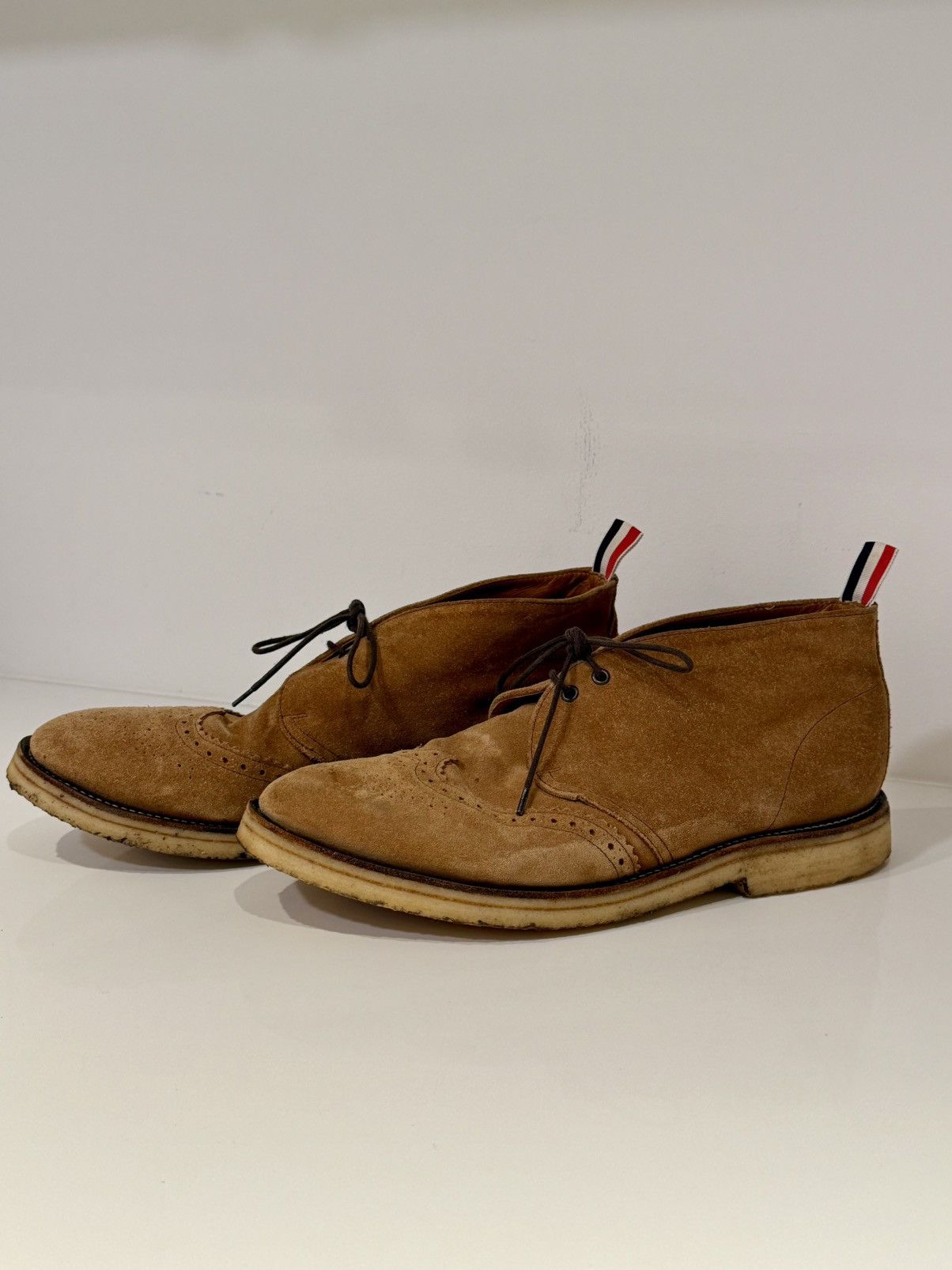 Thom Browne Thom Browne Made in England Suede Chukka Boots – Crepe Sole Size US 12 / EU 45 - 2 Thumbnail