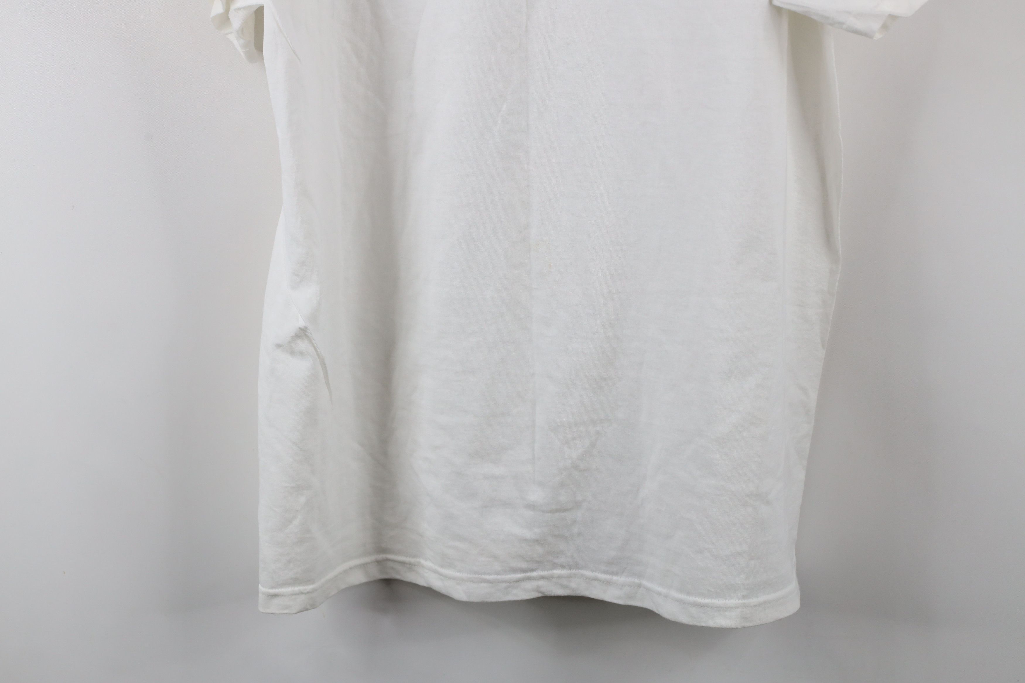 Vintage Vintage 90s Streetwear Cotton Short Sleeve T-Shirt White Size US XL / EU 56 / 4 - 7 Thumbnail