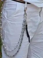 Japanese Brand 2 Layer Natural Echo Pearled Wallet Chain Size ONE SIZE - 2 Thumbnail