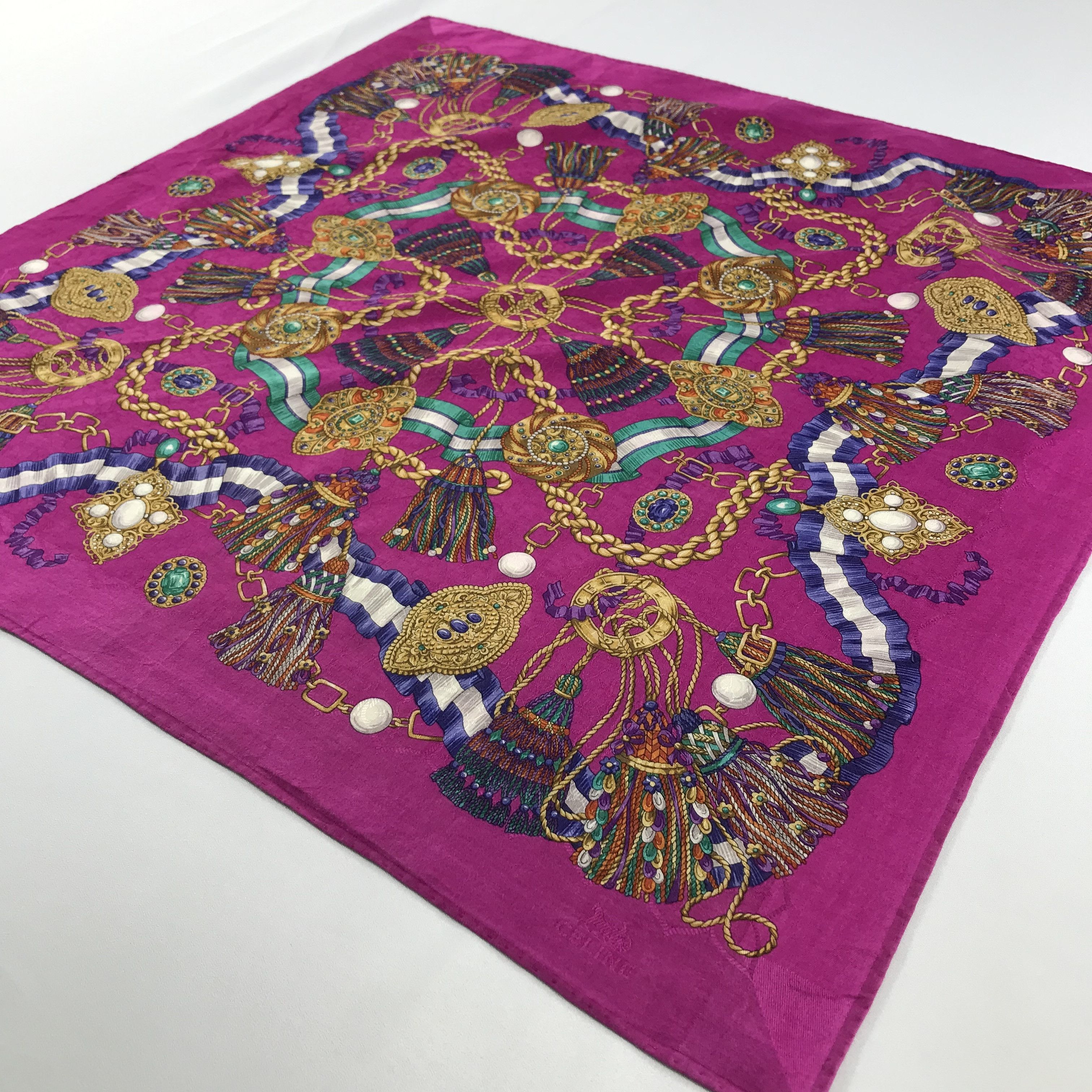 Celine × Vintage Celine Bandana / Handkerchief / Neckerchief - S2230 Size ONE SIZE - 2 Thumbnail