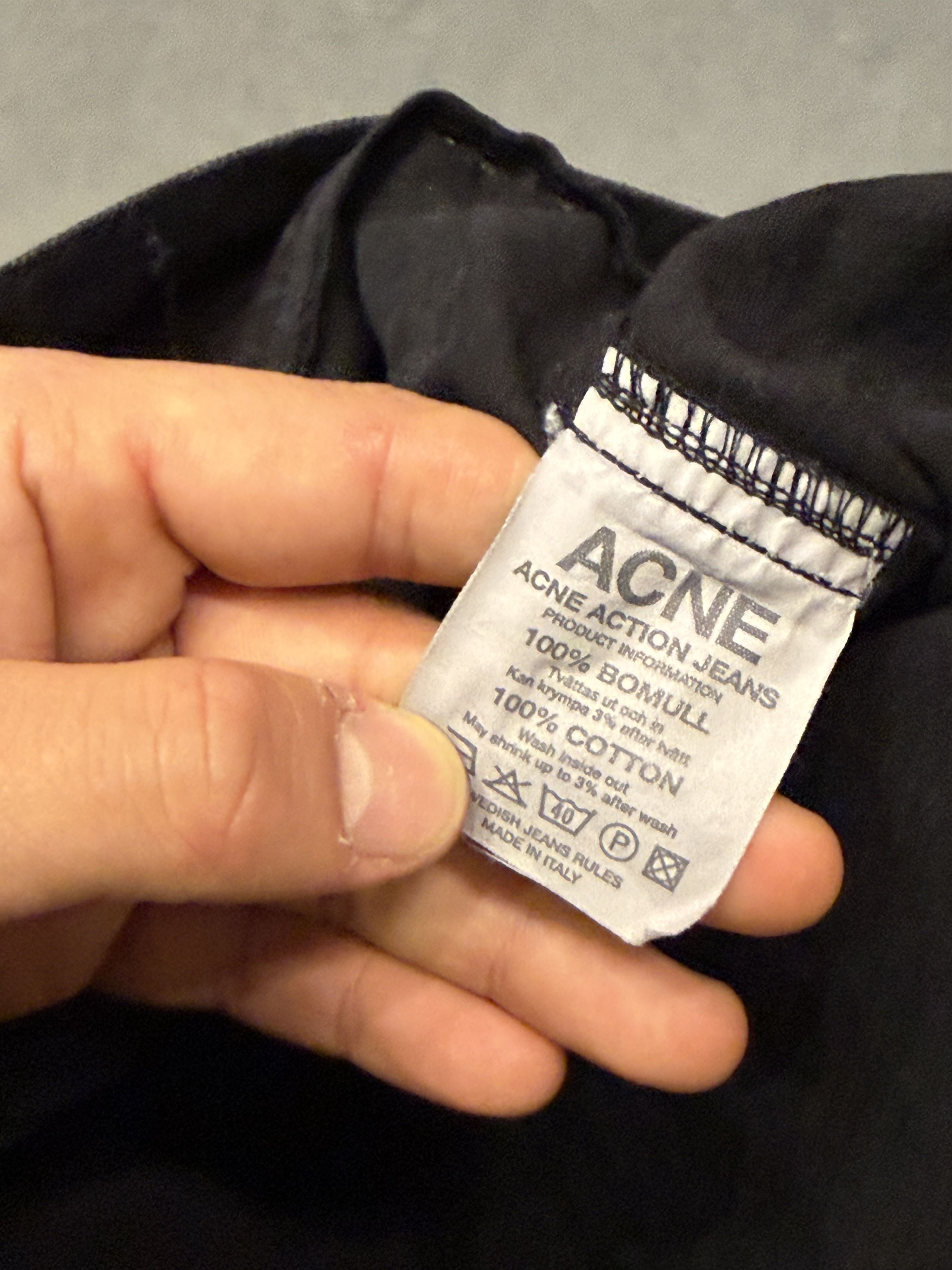 Acne Studios Vintage Acne Jeans SS1999 high collar zip up denim jakcet Size L / US 10 / IT 46 - 5 Thumbnail