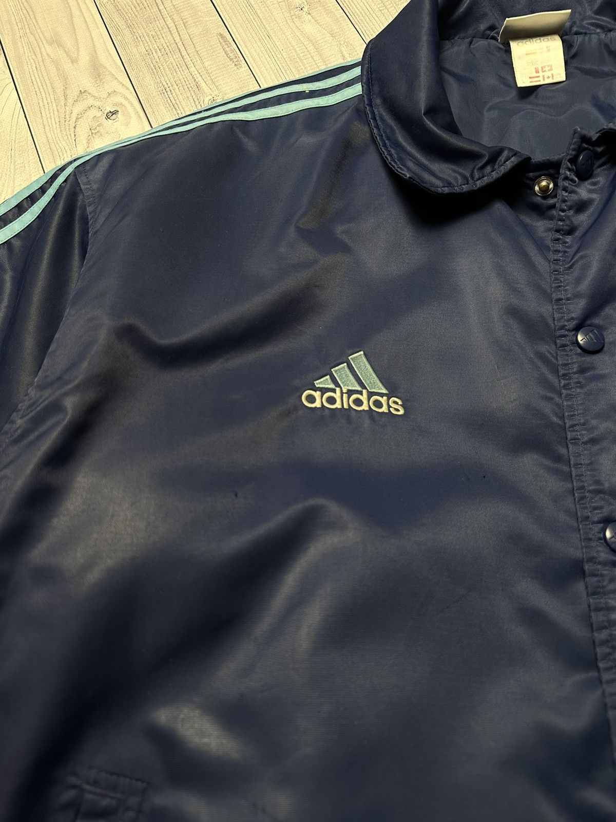 Adidas × Vintage Vintage adidas Olympic de Marseille jacket bomber size XL Size US XL / EU 56 / 4 - 10 Thumbnail