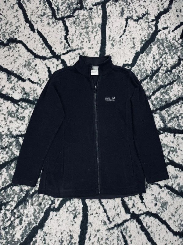 Jack Wolfskin Jack Wolfskin Zip Fleece Jacket Black M Size M / US 6-8 / IT 42-44 - 1 Thumbnail