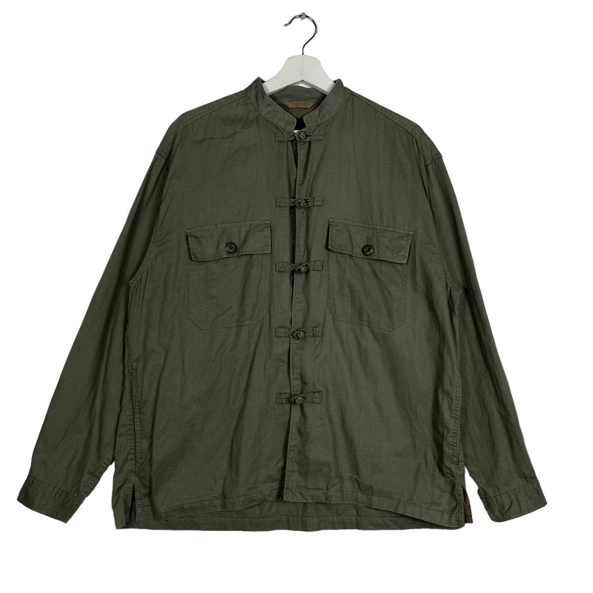 Beams Plus 🔥 BEAMS MANDARIN MILITARY SHIRTS JACKET Size US M / EU 48-50 / 2 - 2 Thumbnail