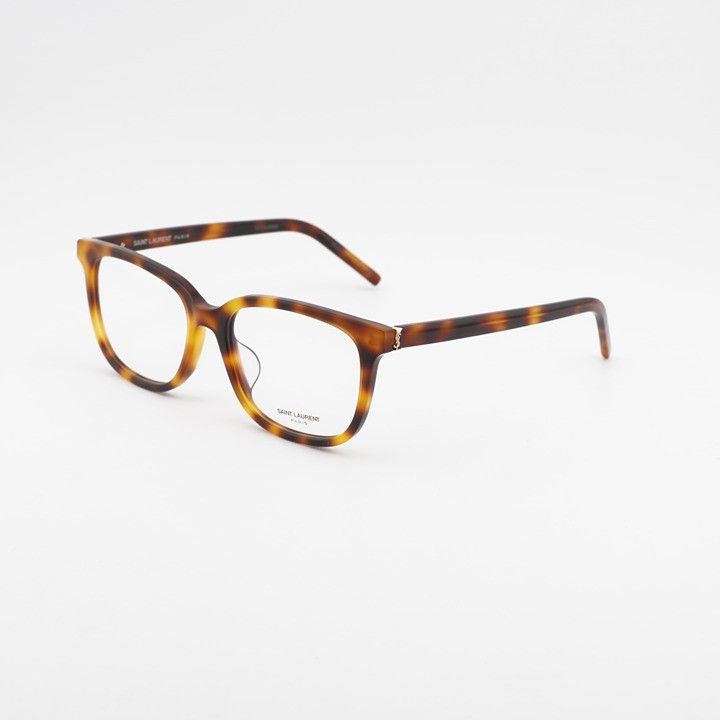 Saint Laurent Paris Saint Laurent SLM110F 005 Eyeglasses Havana 55mm Square Size ONE SIZE - 1 Thumbnail