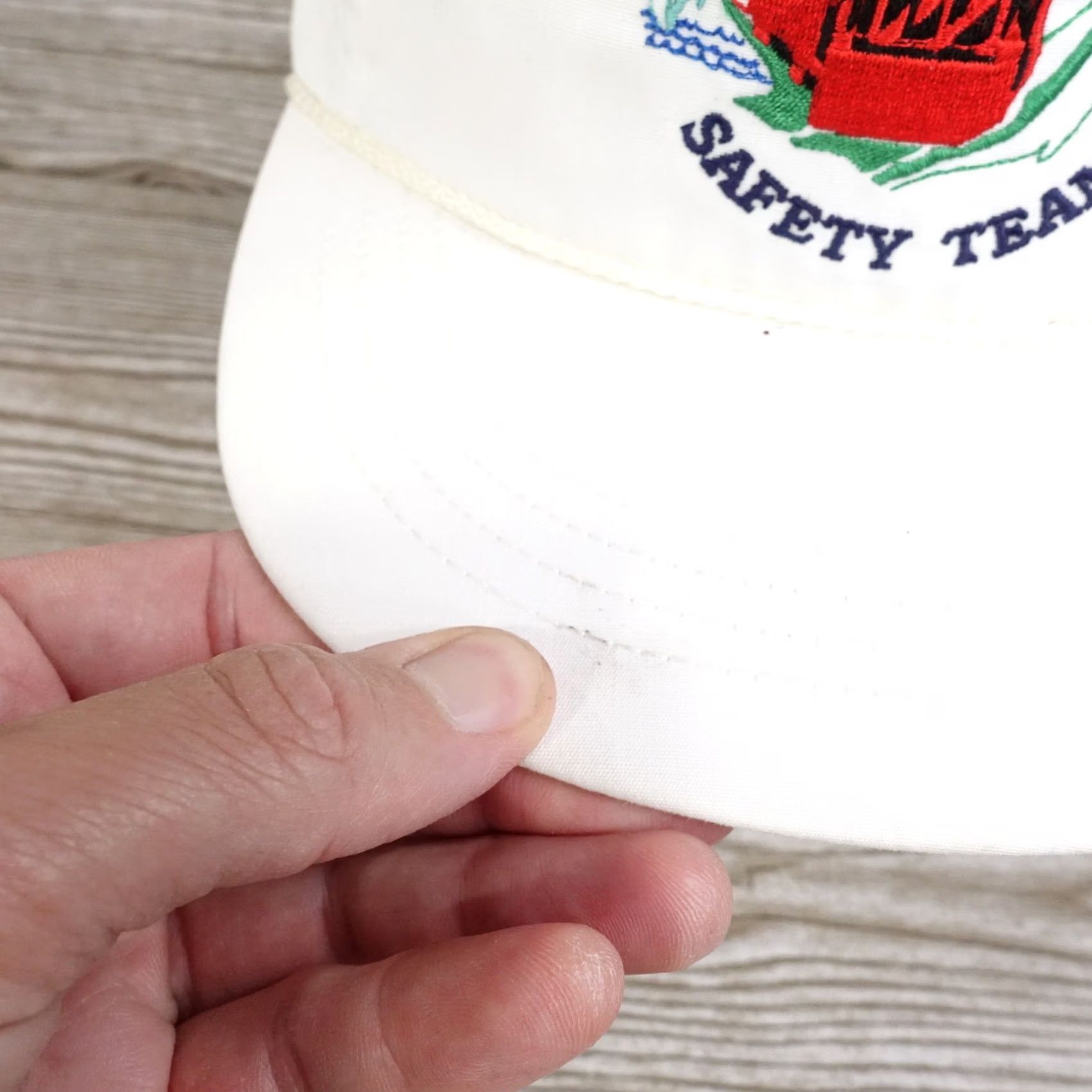 Rains VINTAGE NEBRASKA SAFETY TRAIN BASEBALL HAT CAP WHITE Size ONE SIZE - 4 Thumbnail