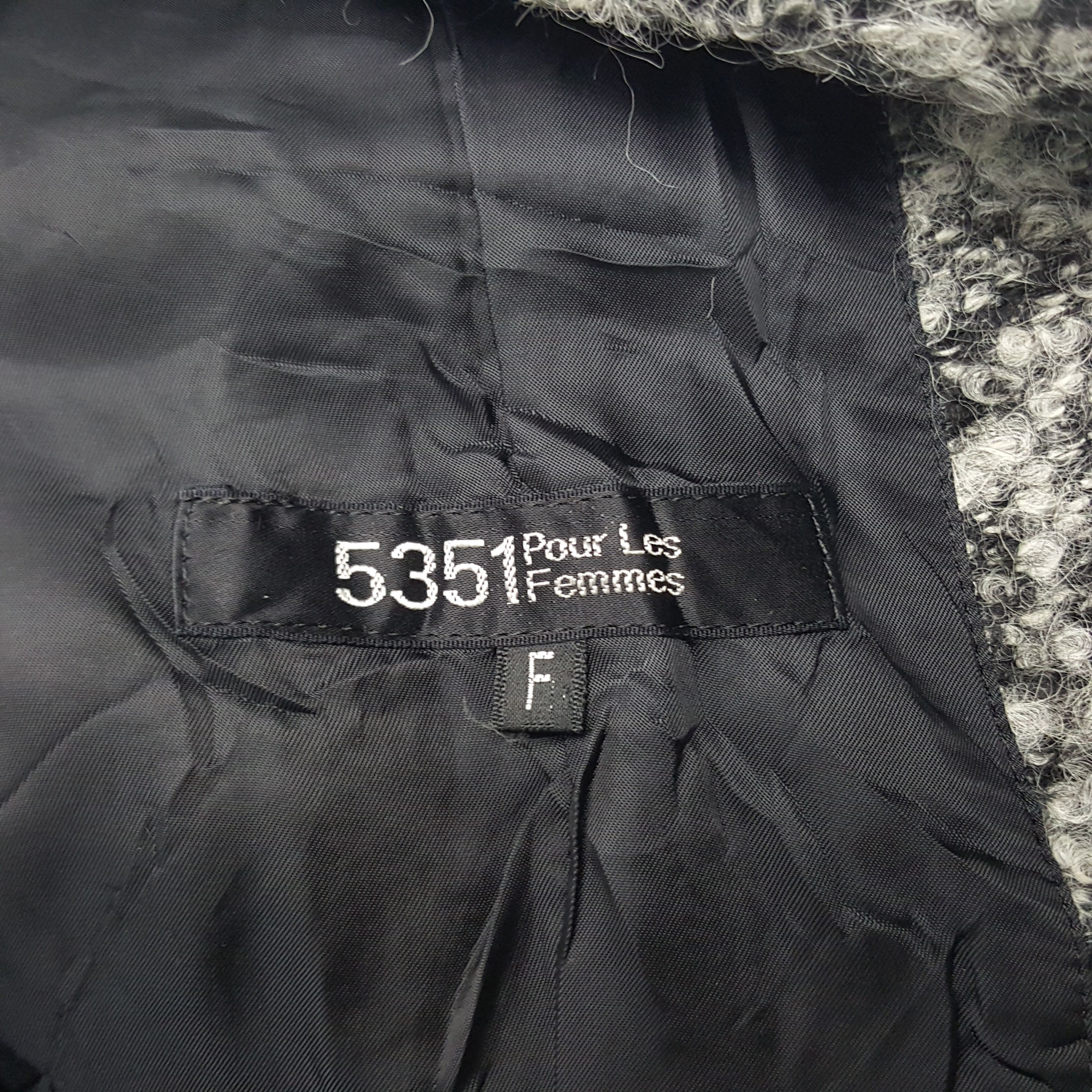5351 POUR LES HOMMES × Vintage Vintage 5351 Poul Les Femmes Sherpa Winter Jacket Size XS / US 0-2 / IT 36-38 - 8 Thumbnail
