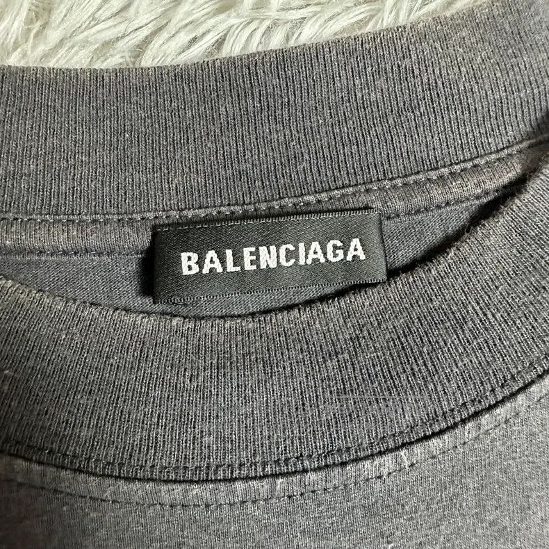 Balenciaga Balenciaga Electric purple band T-shirt portrait short-sle Size US S / EU 44-46 / 1 - 3 Thumbnail