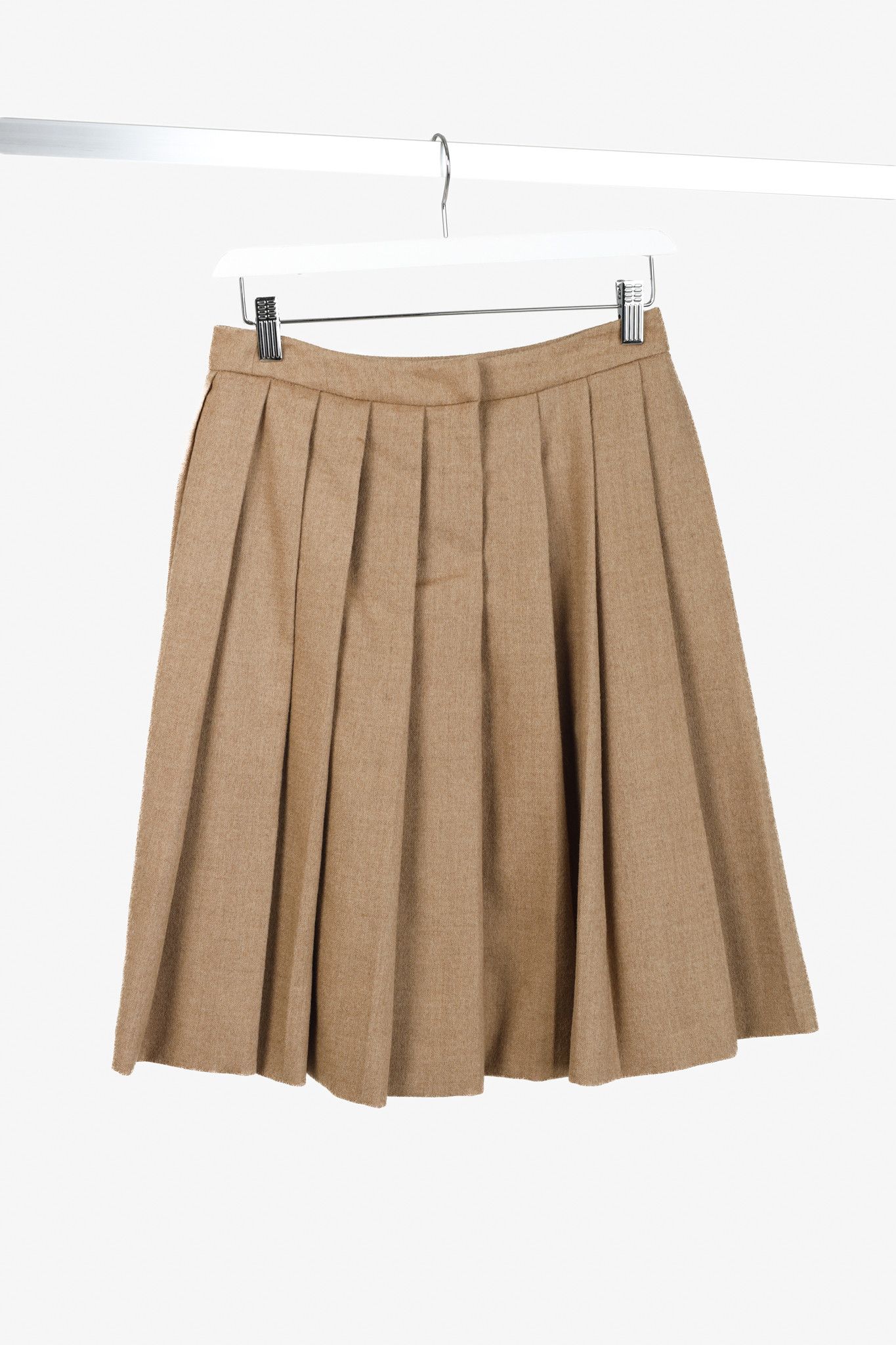 Miu Miu Panama Pleated Mini Skirt With Belt | Grailed