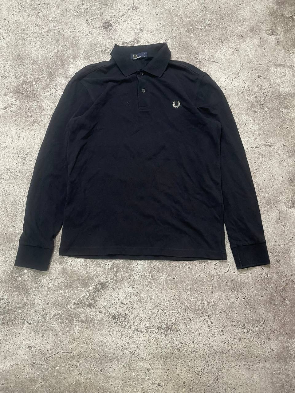 Vintage Fred Perry Long sleeve Polo T Shirt