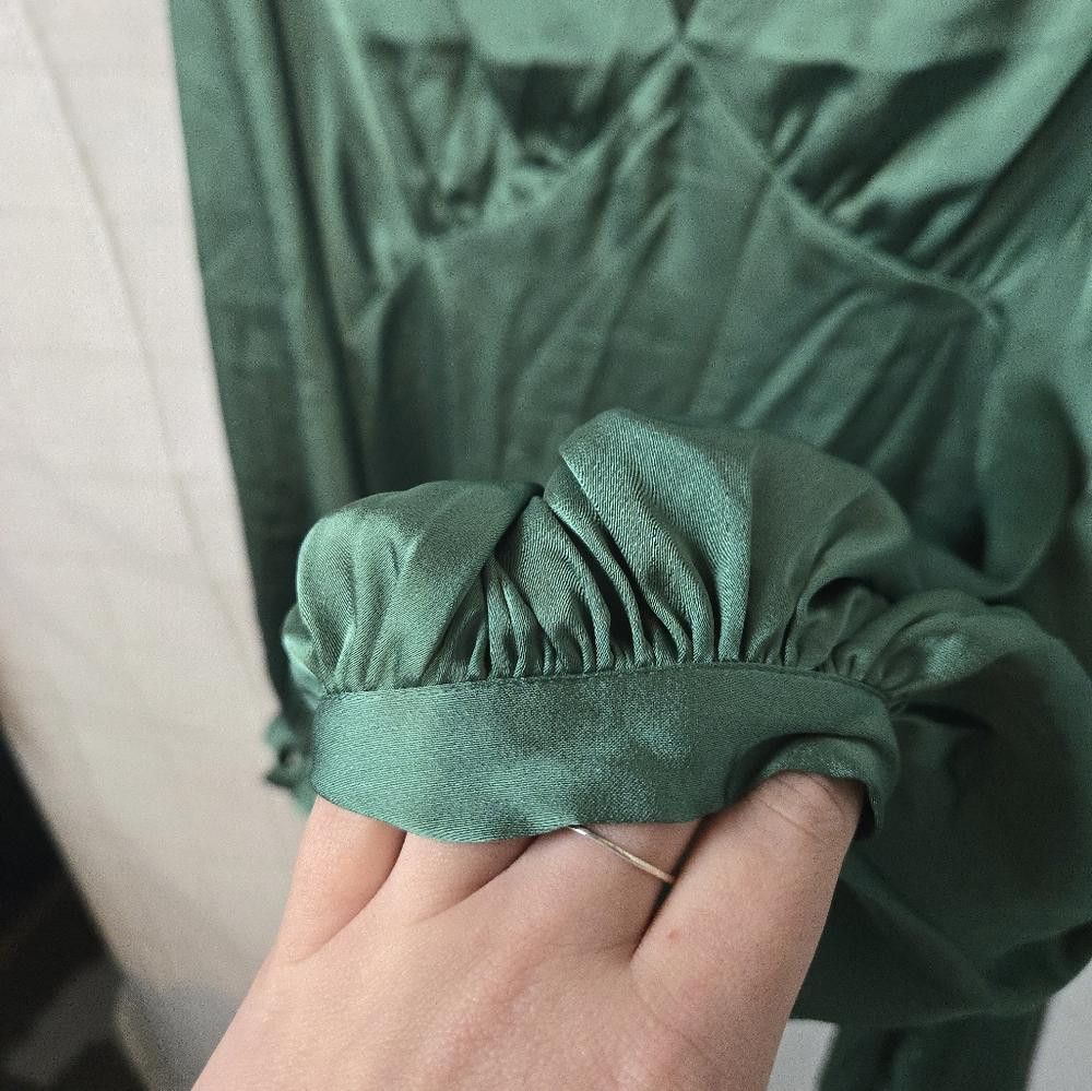 H&M H&M Elegant Green Dress Size M / US 6-8 / IT 42-44 - 2 Thumbnail