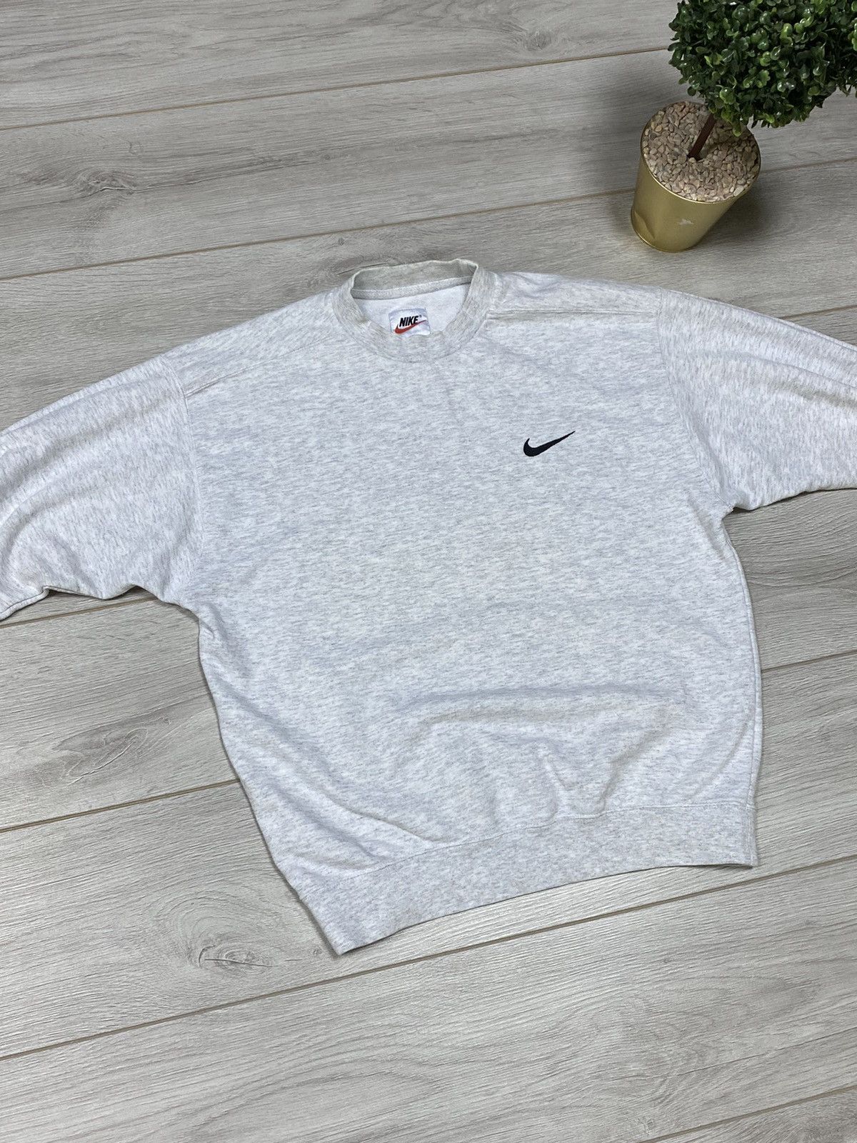Nike Nike 1990 dead stock vintage swoosh boxy fit sweatshirt Size US M / EU 48-50 / 2 - 4 Thumbnail