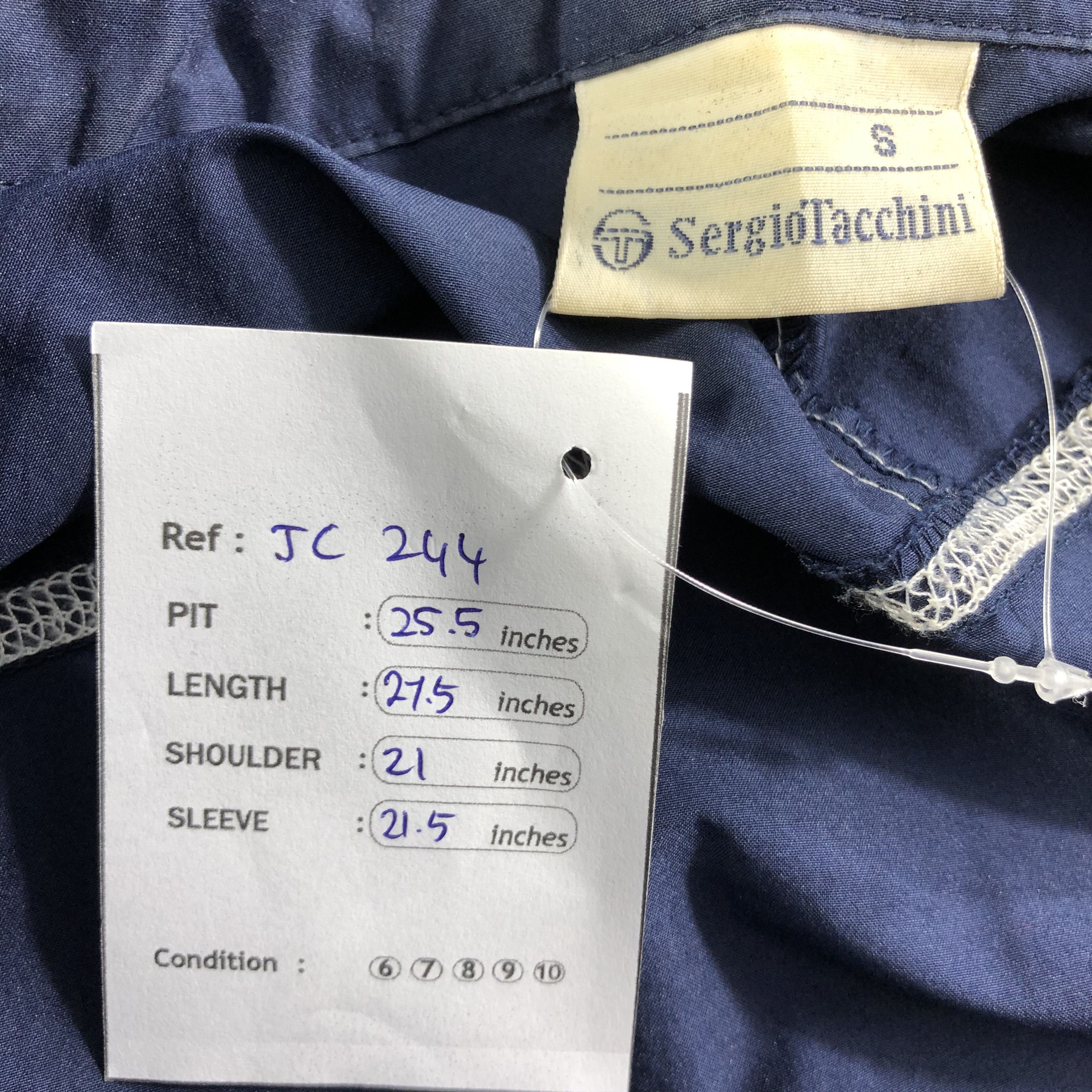 Sergio Tacchini Sergio Tacchini Full Zipper Windbreaker Jacket -JC244 Size US L / EU 52-54 / 3 - 10 Thumbnail