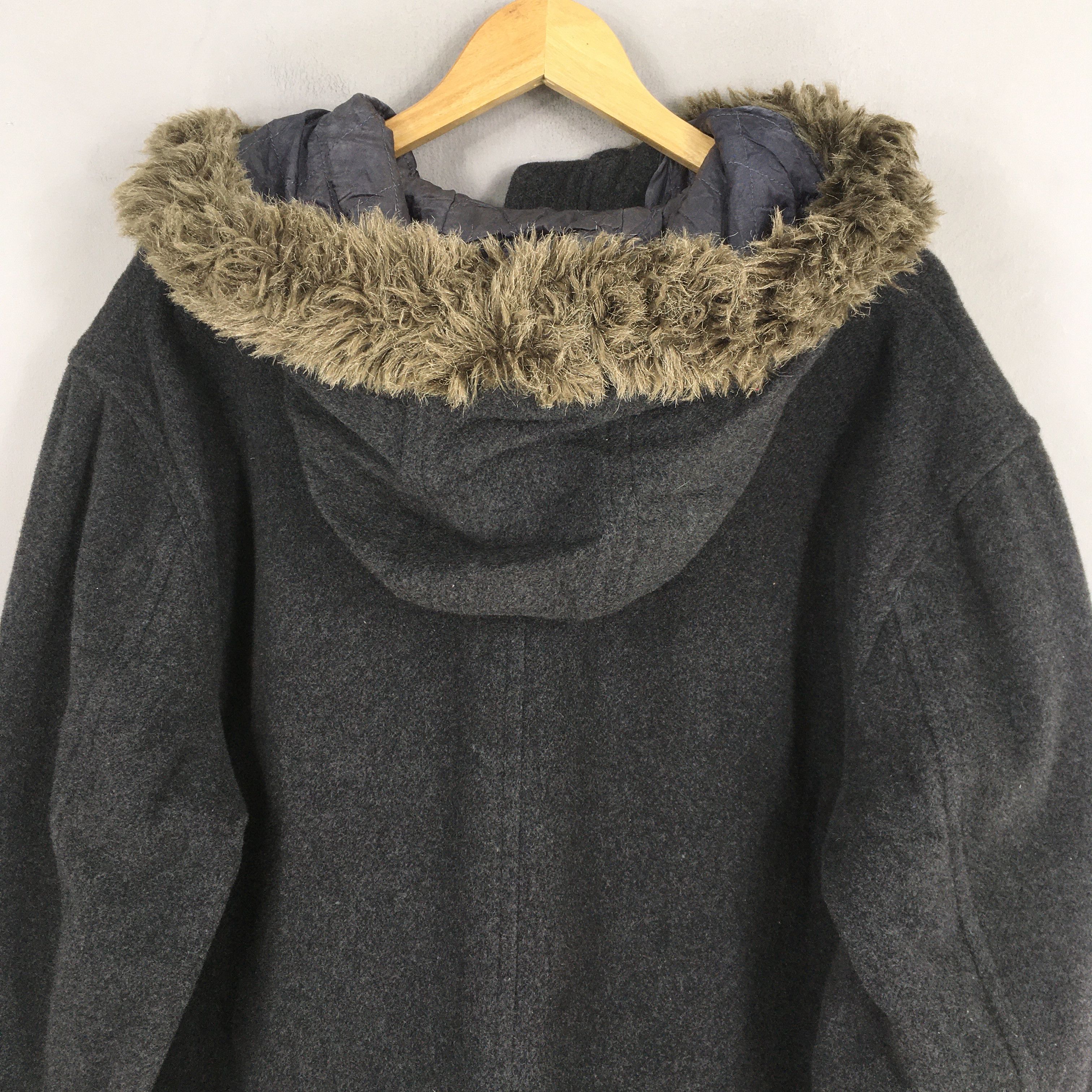 Nicole Club Vintage Nicole Club Japan Faur Fur Wool Jacket Large Size US L / EU 52-54 / 3 - 8 Thumbnail