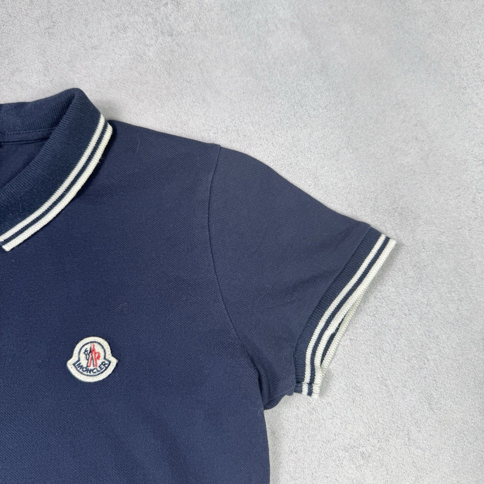 Moncler Moncler Polo T Shirt Blue Size s Size S / US 4 / IT 40 - 2 Thumbnail