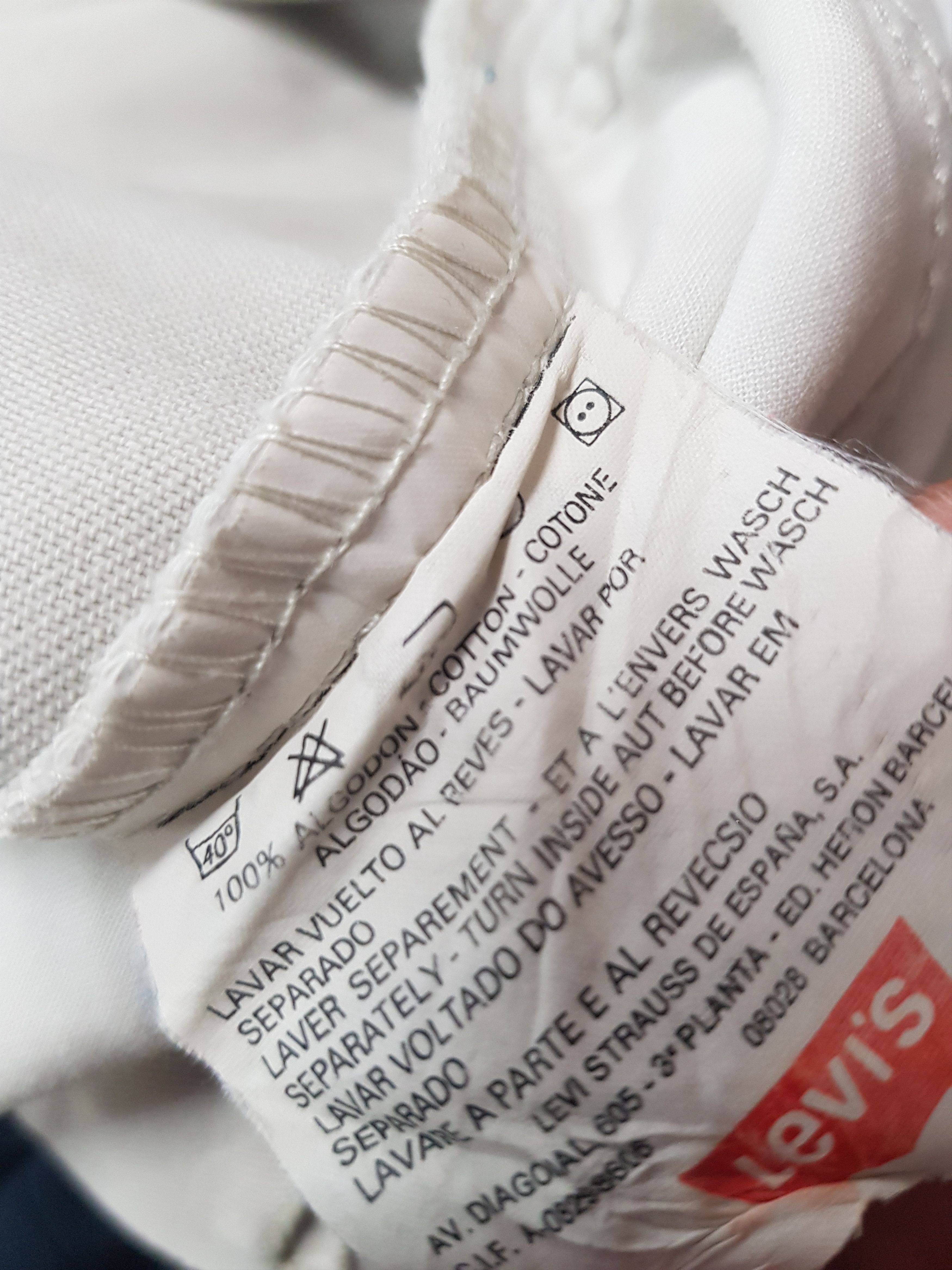 Japanese Brand × Levi's Vintage Clothing Y2K Vintage White tag Cropped cream Levi denim Jeans Size US 28 / EU 44 - 8 Thumbnail
