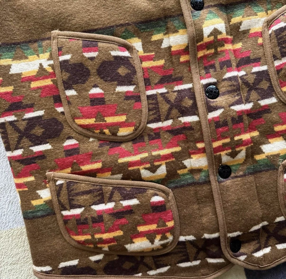 RRL Ralph Lauren RRL Ralph Lauren Double RL Southwestern Vest K22 Size US S / EU 44-46 / 1 - 6 Thumbnail