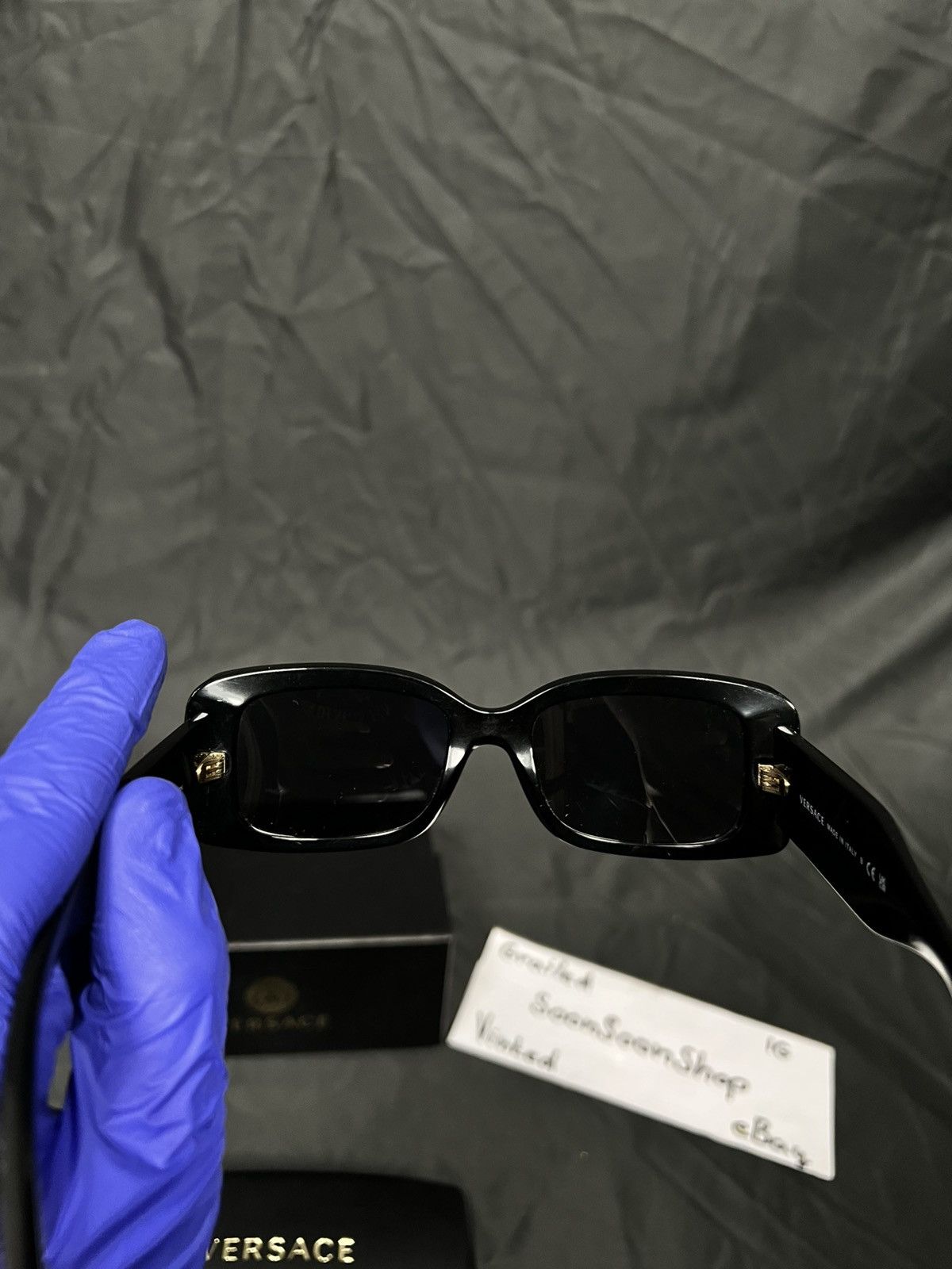 Versace Versace 0VE4377 Sunglasses biggy Japan style big logo Size ONE SIZE - 6 Thumbnail