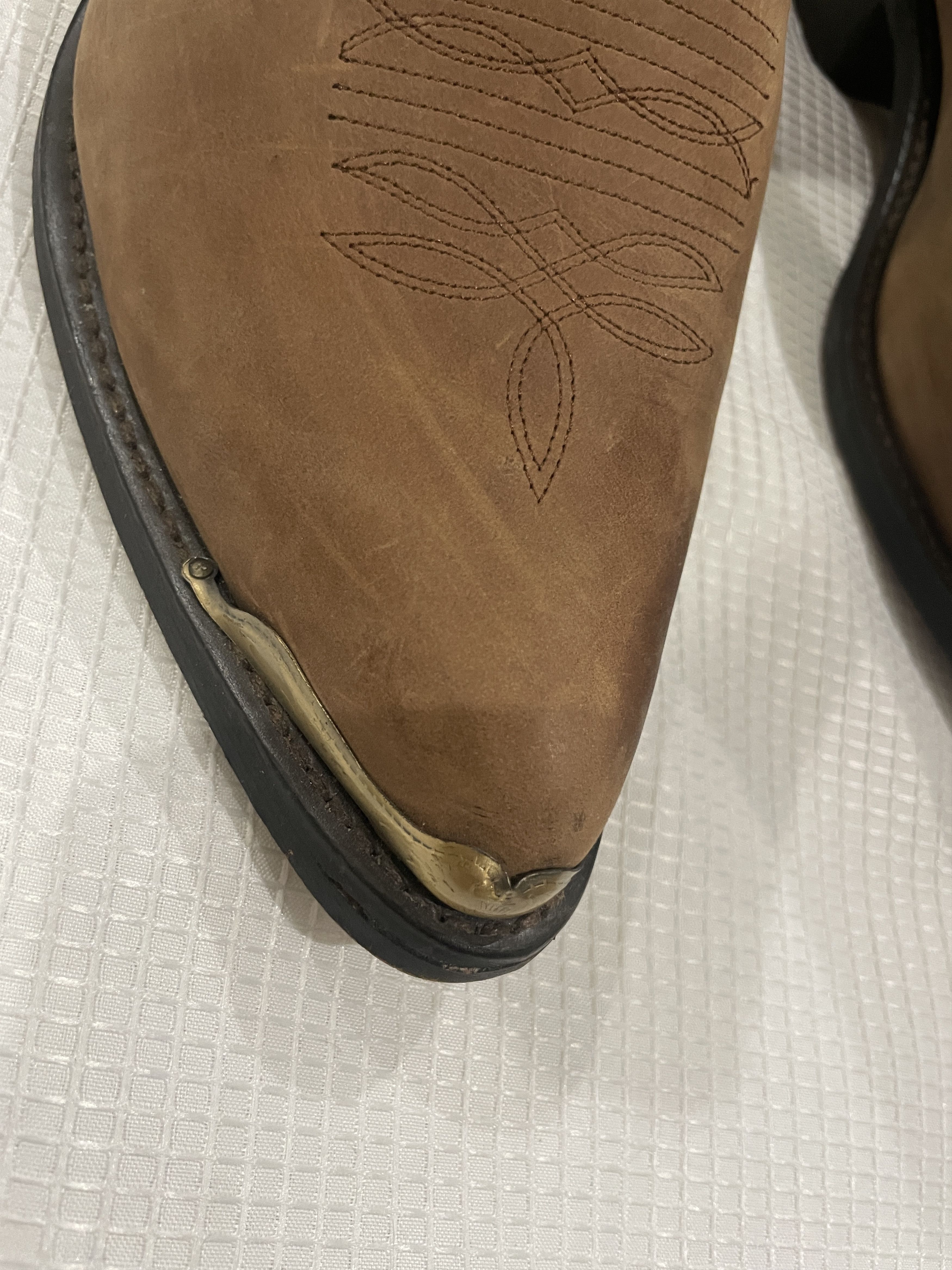 Other Laredo 6771 Nashville Silver Toe Cowboy Boot size 11.5 EW Size US 11.5 / EU 44-45 - 4 Thumbnail