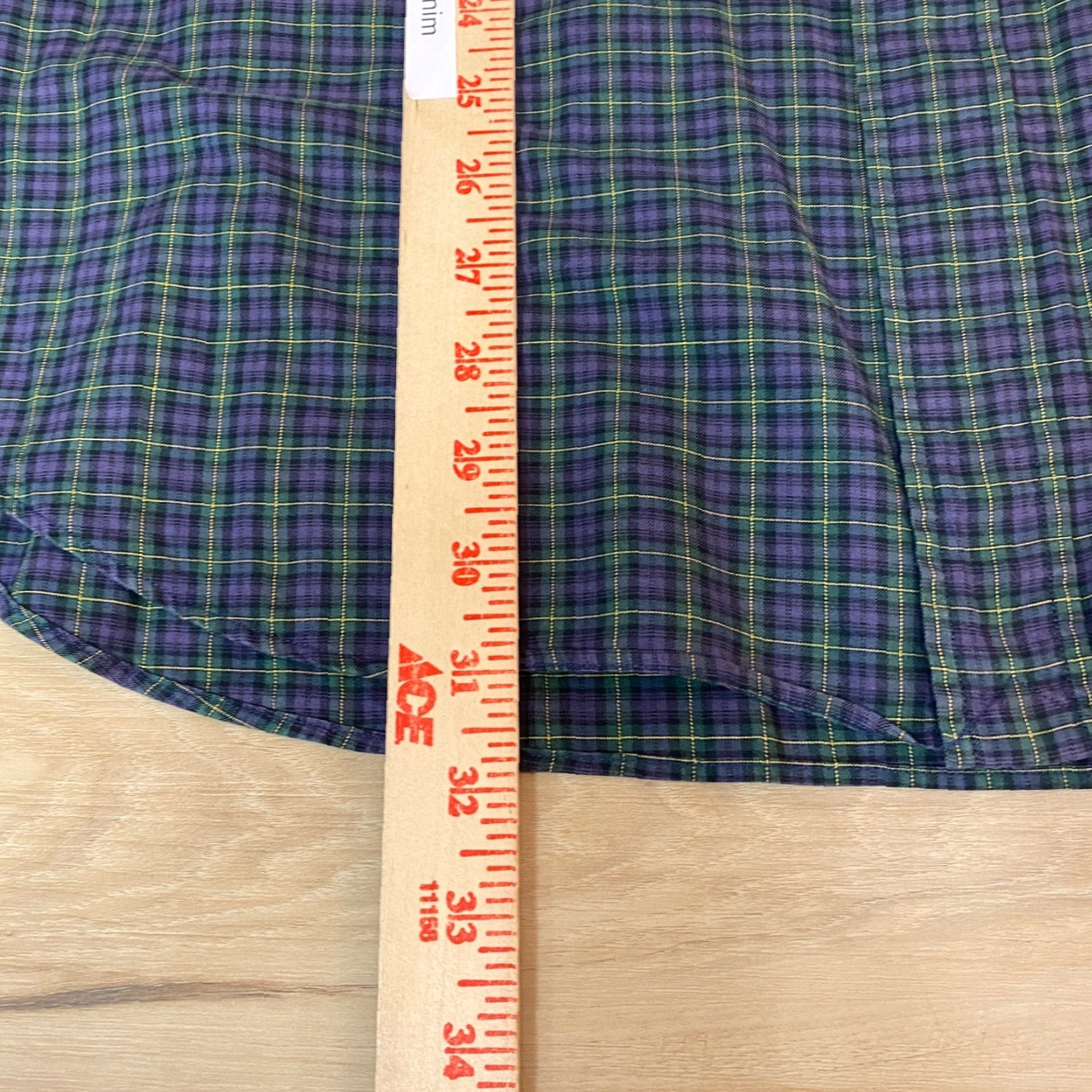 Ralph Lauren Ralph Lauren Shirt Mens XL Green Purple Tartan Plaid Classic Fit Button-Down Collar Button-Up Pocketed Multicolor Cotton Woven Logo Size US XL / EU 56 / 4 - 6 Thumbnail