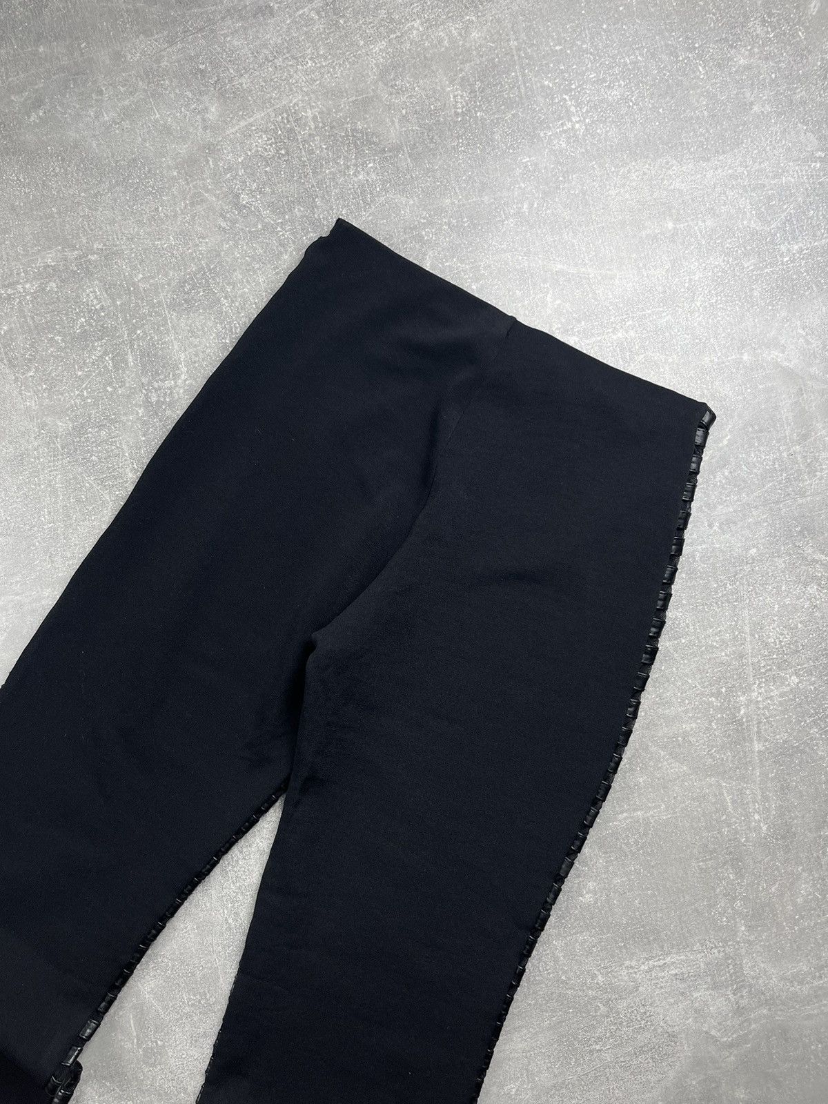Other Sagite Paris Avant Garde Textured Ribbed Pants Black Size S Size 28" / US 6 / IT 42 - 8 Thumbnail