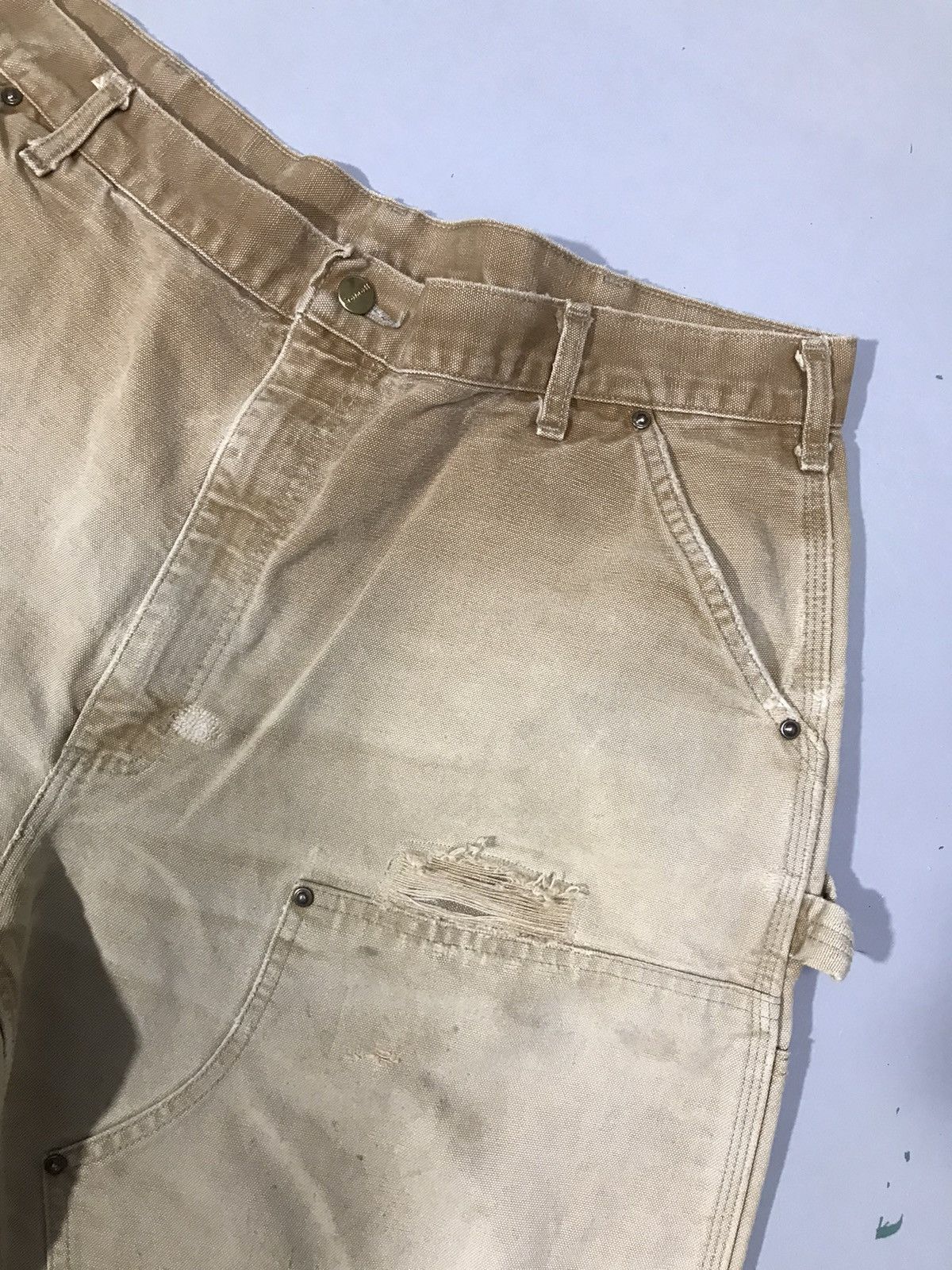 Carhartt Vintage Carhartt B01 BRN double knee workwear Size US 38 / EU 54 - 7 Thumbnail