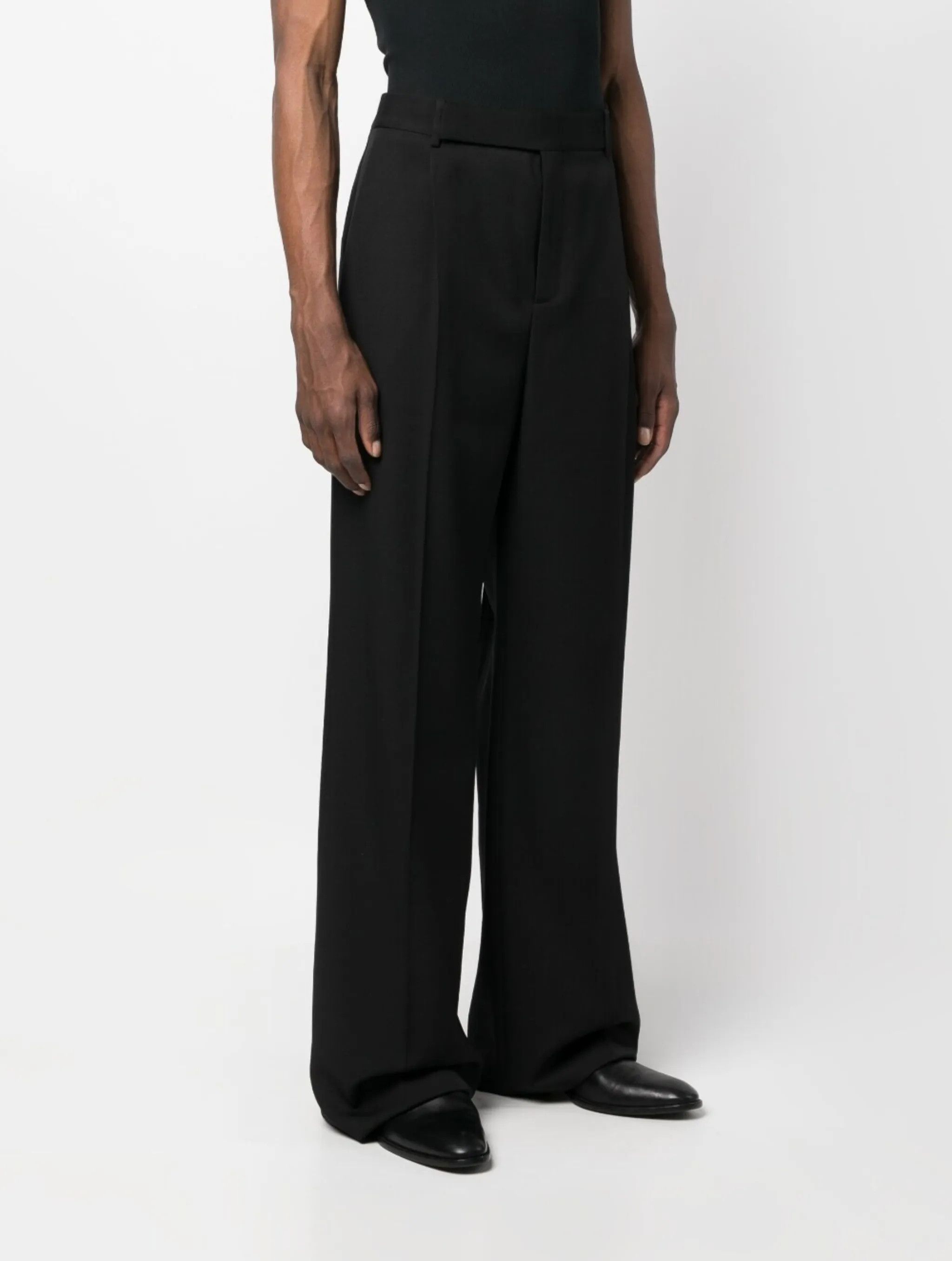 Saint Laurent Paris o1s1wg110225 731990 Pantalon 2 Plis Grain De Poudre Pant Size US 36 / EU 52 - 3 Thumbnail