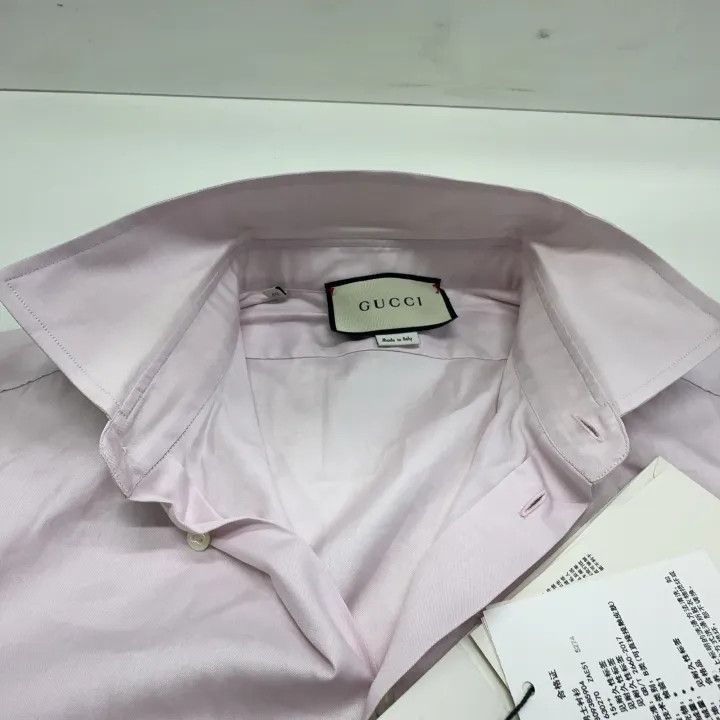 Gucci Gucci Gucci GG Embroidered Cotton Shirt for Men -2506 Size US L / EU 52-54 / 3 - 7 Thumbnail