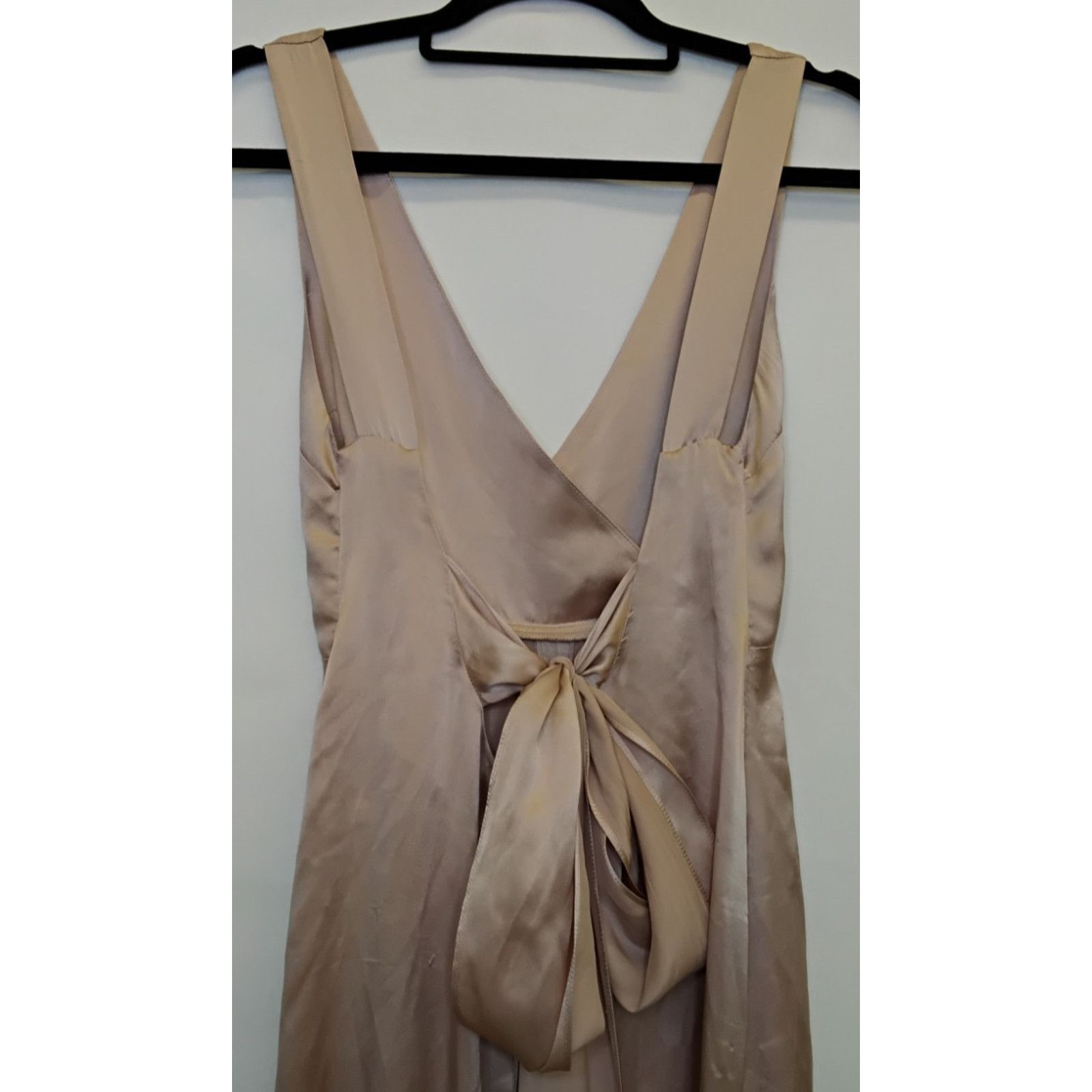 Reformation Reformation Silk Dress Women's 4 Pink Long Flowy V Neck Size S / US 4 / IT 40 - 5 Thumbnail